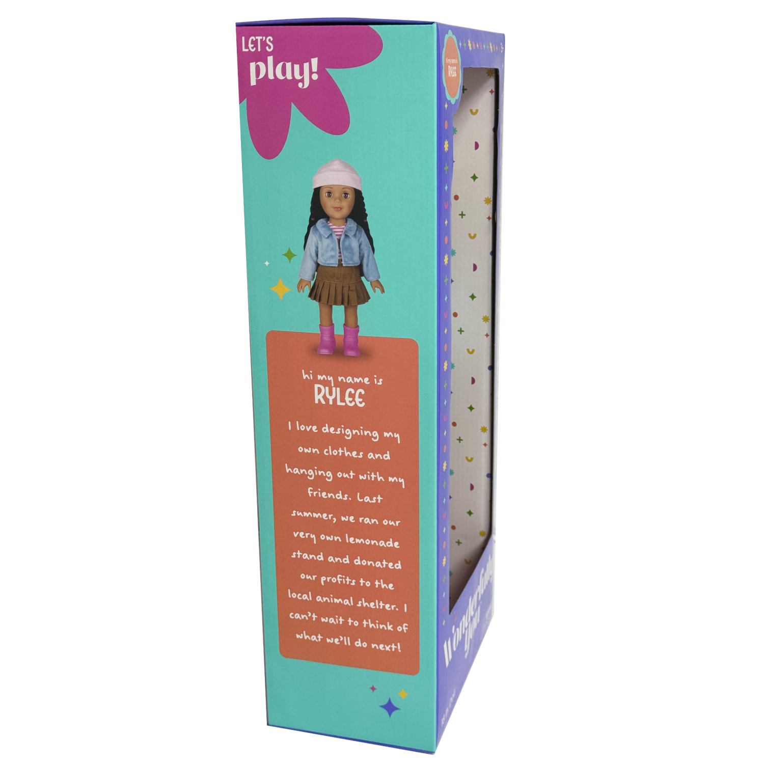 slide 4 of 8, Wonderfully You Rylee 18" Fashion Doll, 18 in