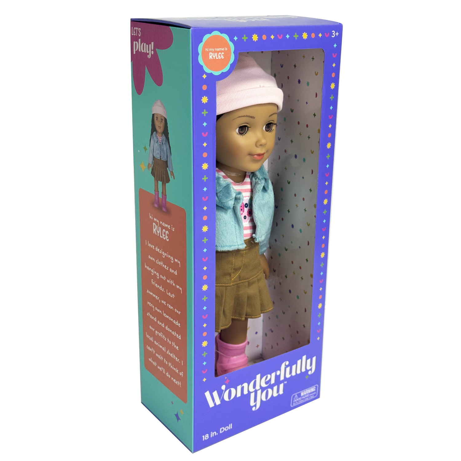 slide 6 of 8, Wonderfully You Rylee 18" Fashion Doll, 18 in