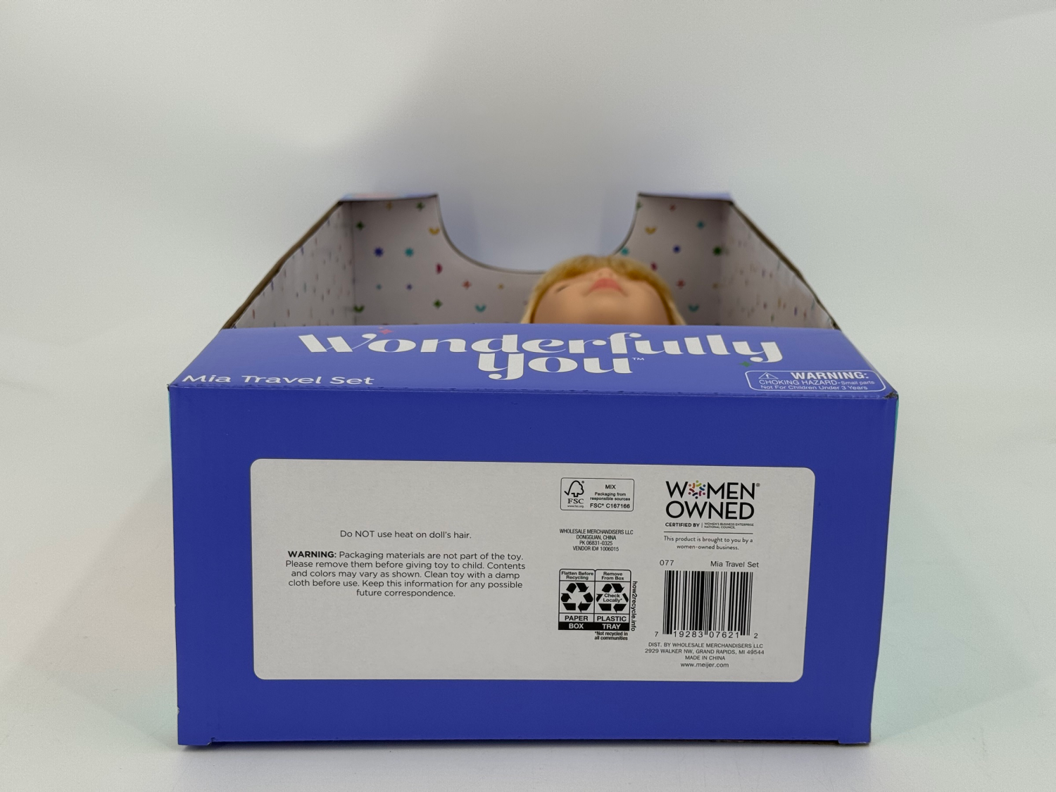 slide 3 of 8, Wonderfully You Mia Travel Set, 18" Doll and Accessories Set, 18 in