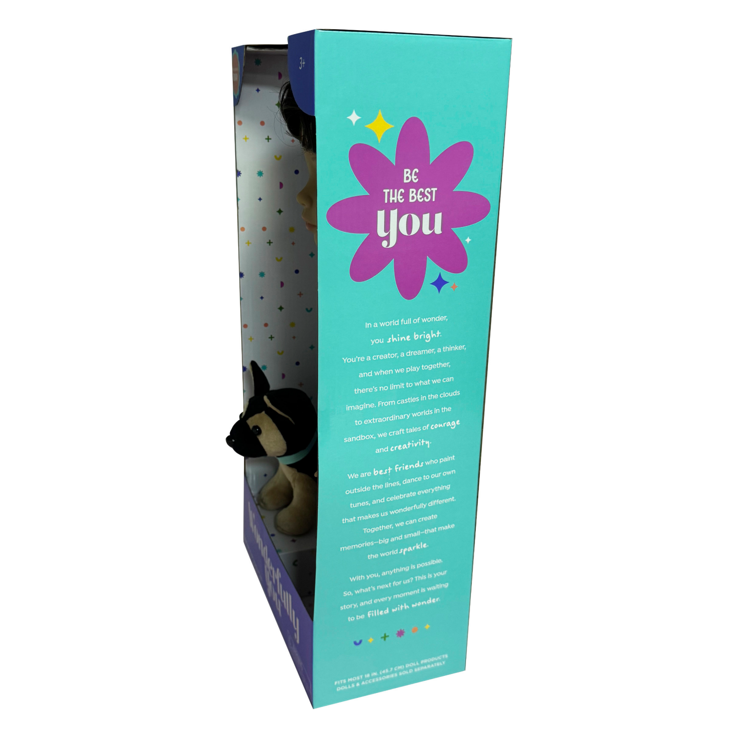 slide 4 of 7, Wonderfully You Ronan and Puppy Set, 18" Doll and Accessories Set, 18 in