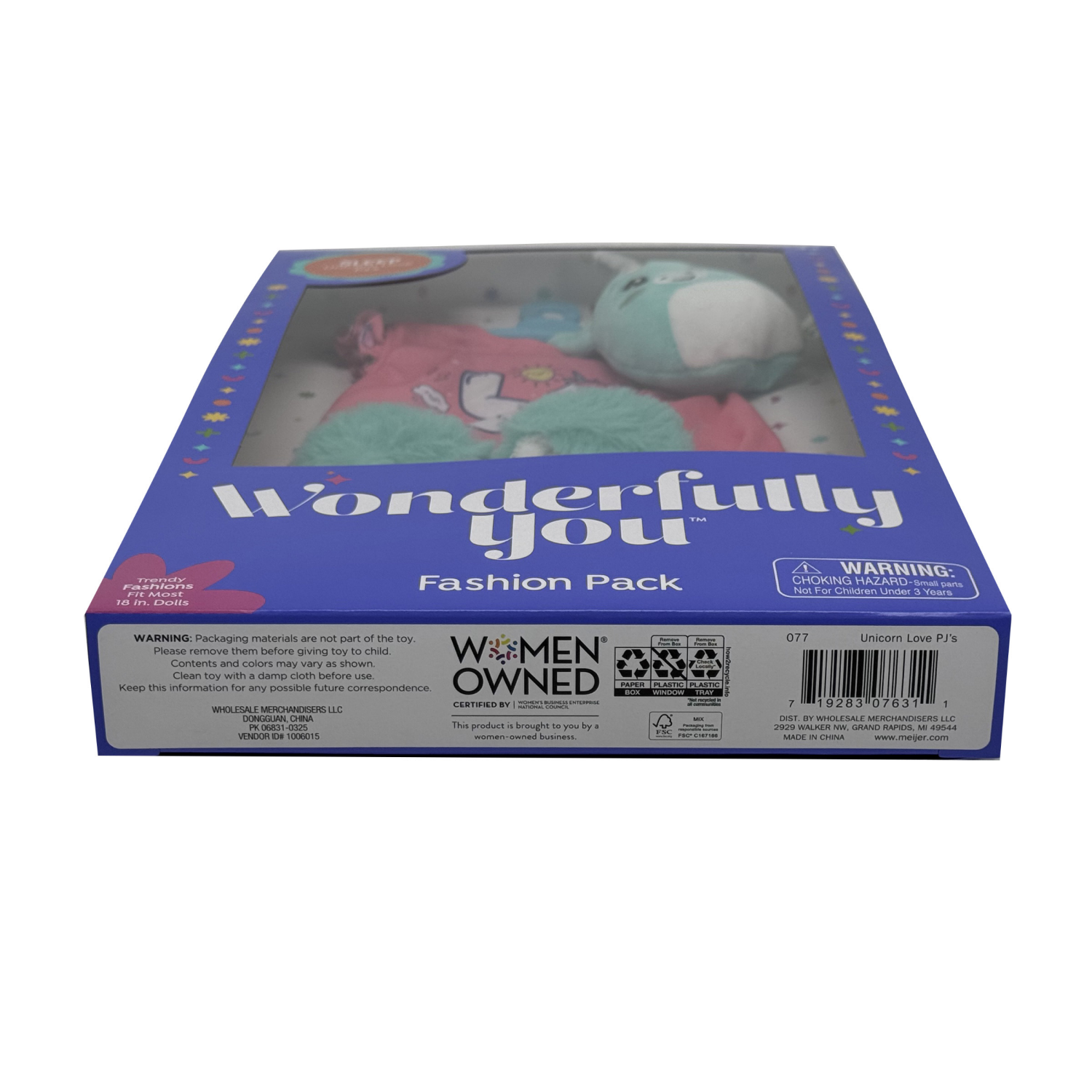 slide 3 of 8, Wonderfully You 18" Doll Fashion Pack Sleep Assortment, 18 in