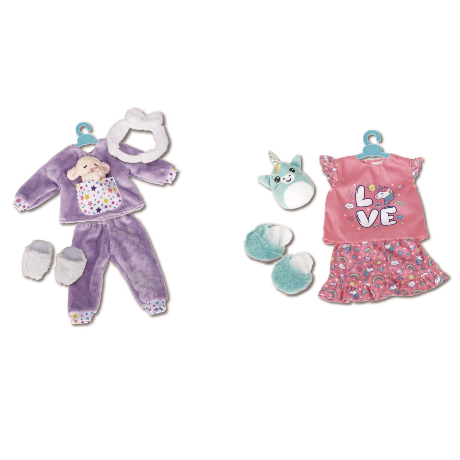 slide 8 of 8, Wonderfully You 18" Doll Fashion Pack Sleep Assortment, 18 in