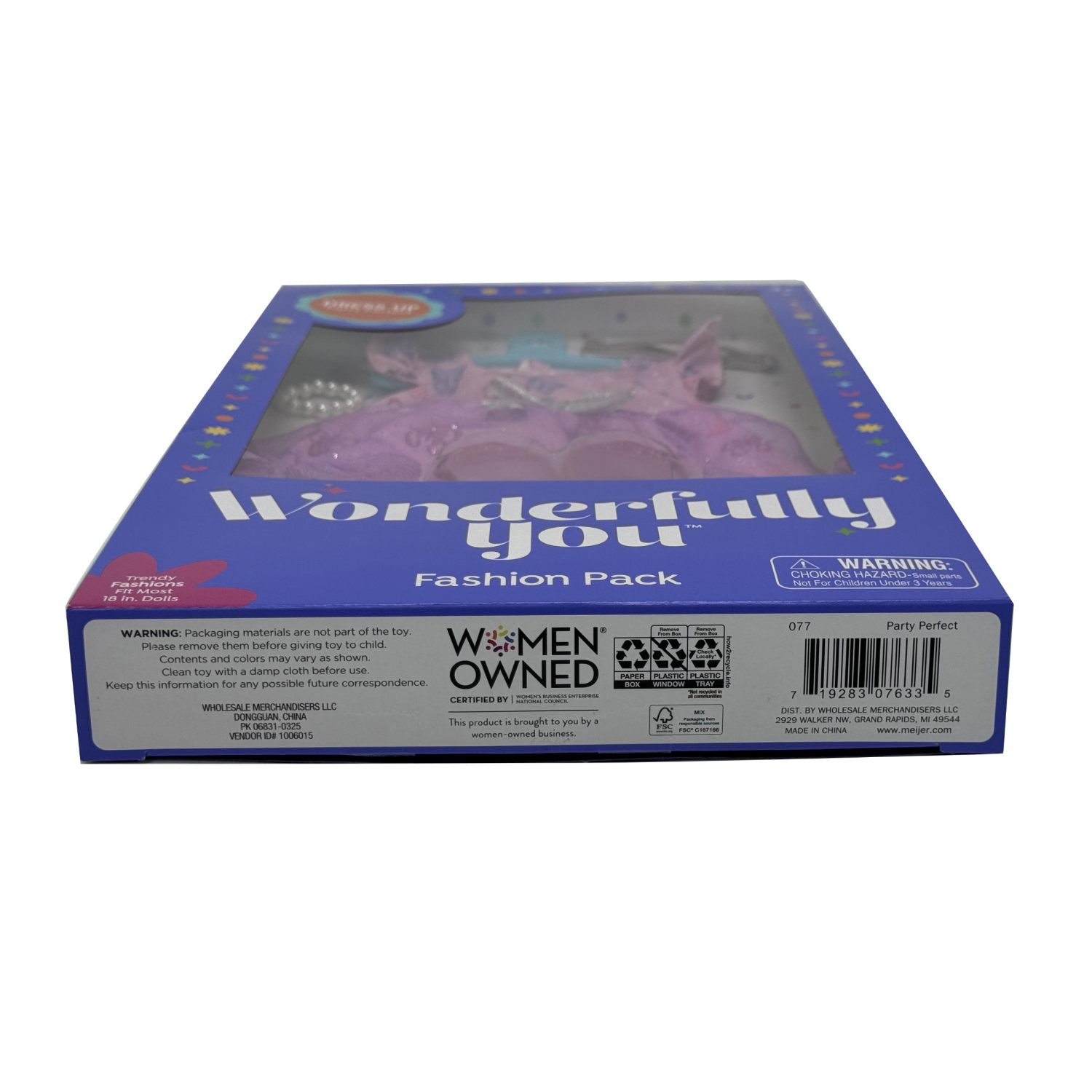 slide 3 of 8, Wonderfully You 18" Doll Fashion Pack Dress Up Assortment, 18 in