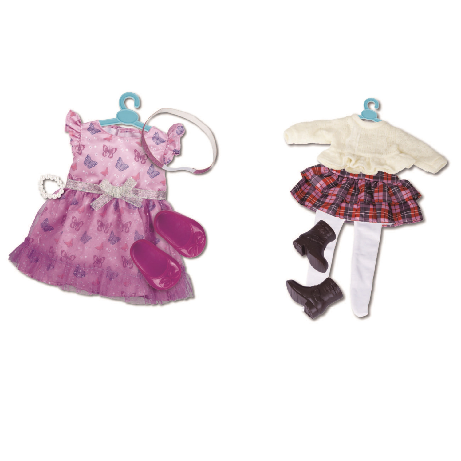 slide 8 of 8, Wonderfully You 18" Doll Fashion Pack Dress Up Assortment, 18 in