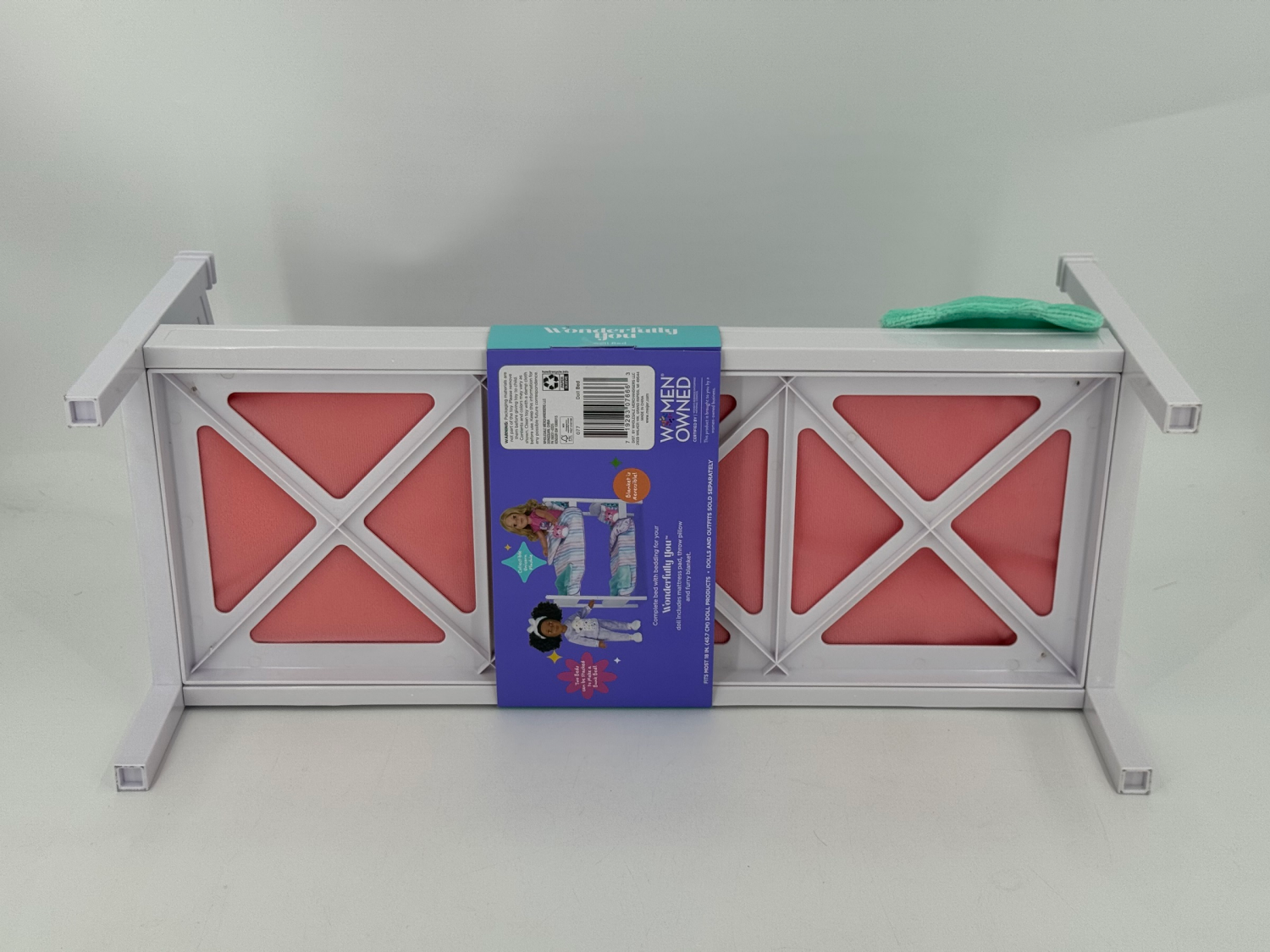 slide 3 of 8, Wonderfully You 18" Doll Bed, 18 in