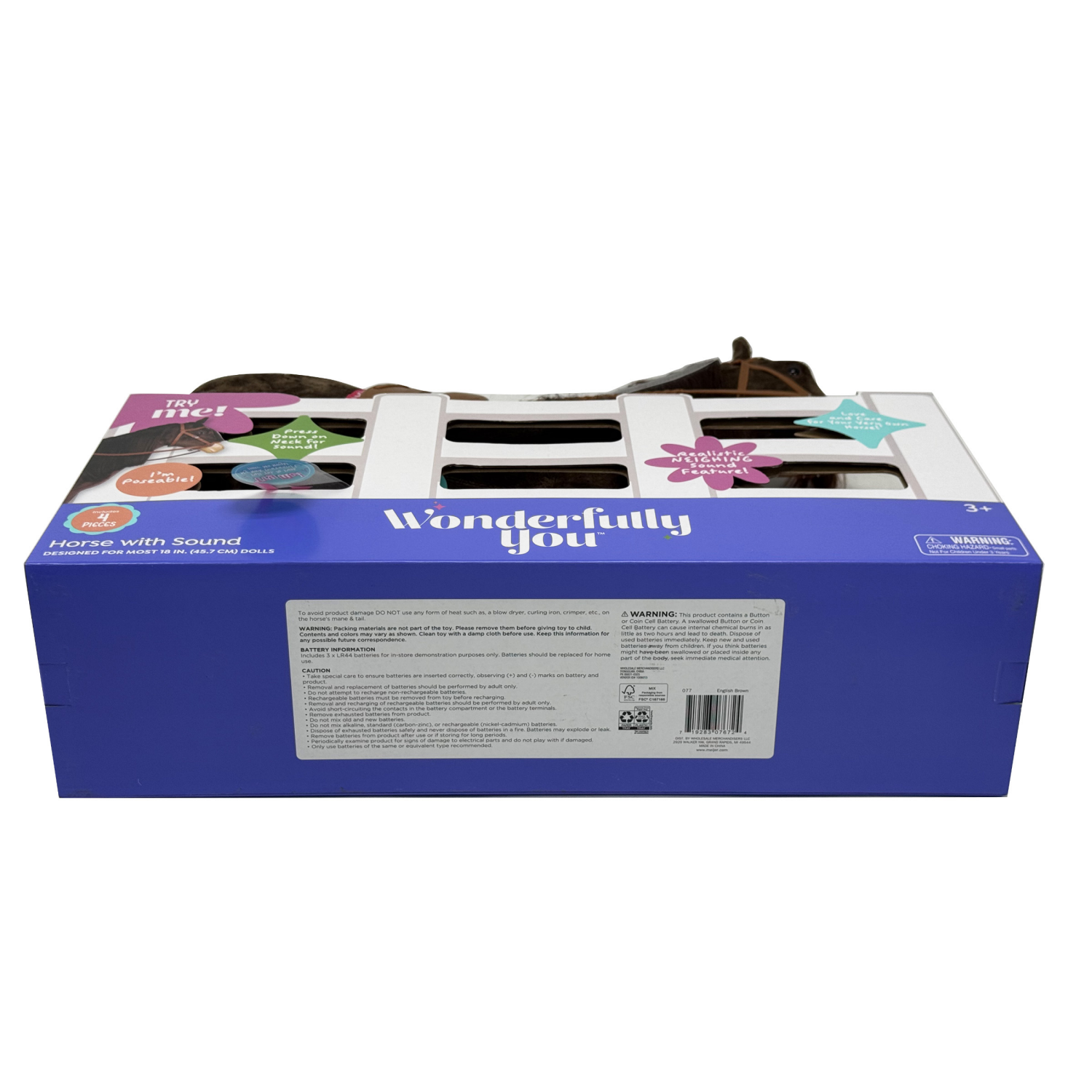 slide 3 of 8, Wonderfully You Horse With Sound Assortment, 1 ct