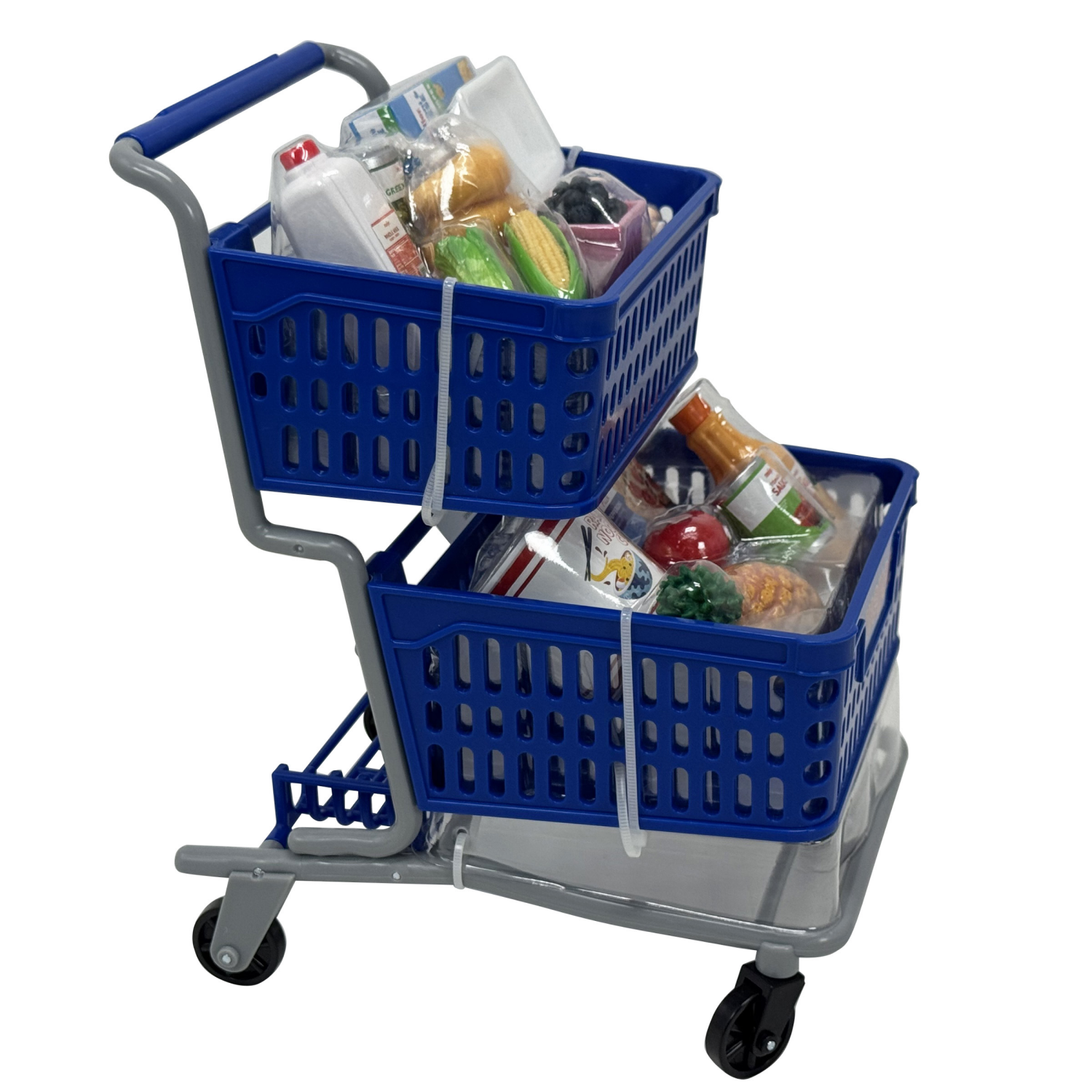 slide 4 of 8, Wonderfully You Shopping Cart and Groceries Set, 1 ct