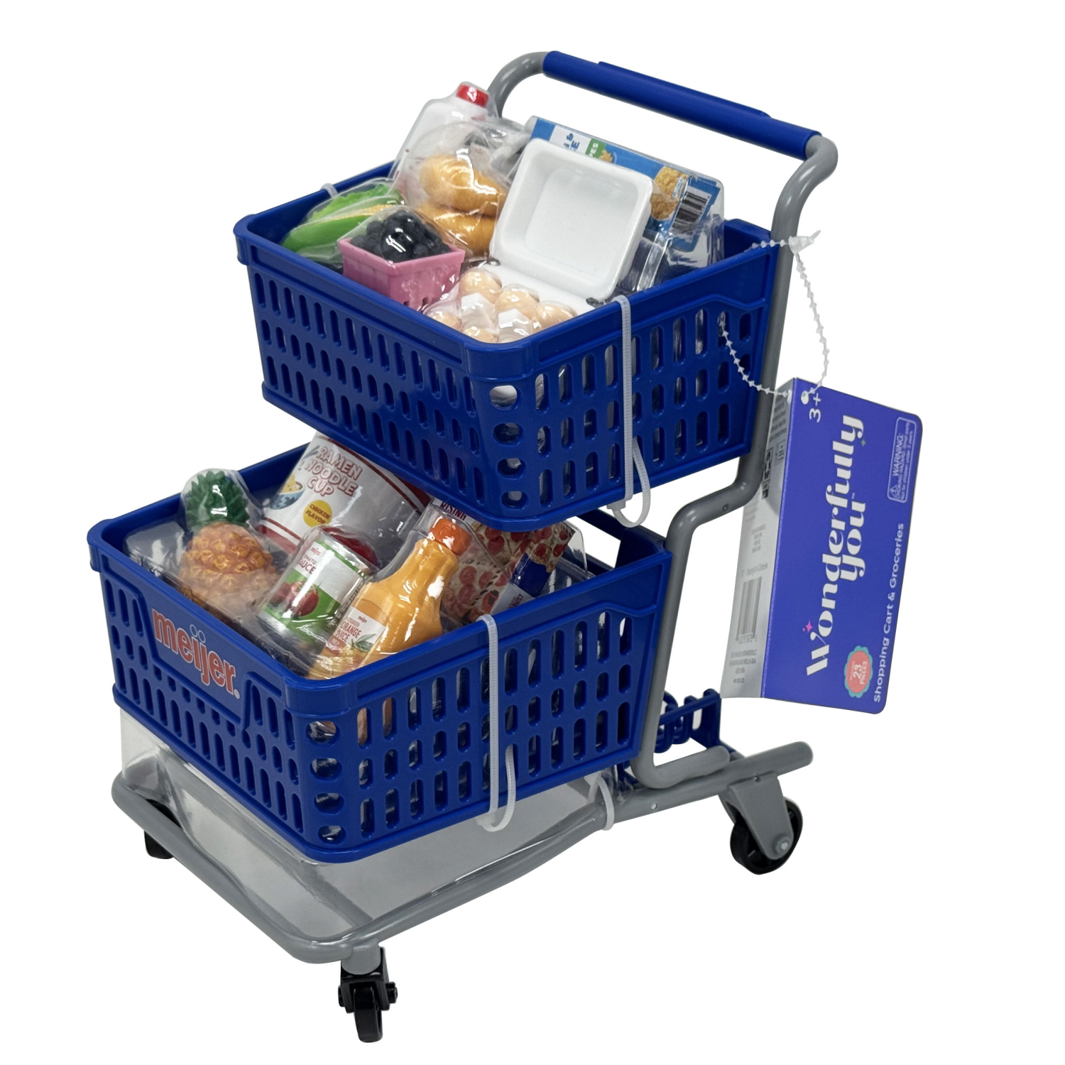 slide 7 of 8, Wonderfully You Shopping Cart and Groceries Set, 1 ct