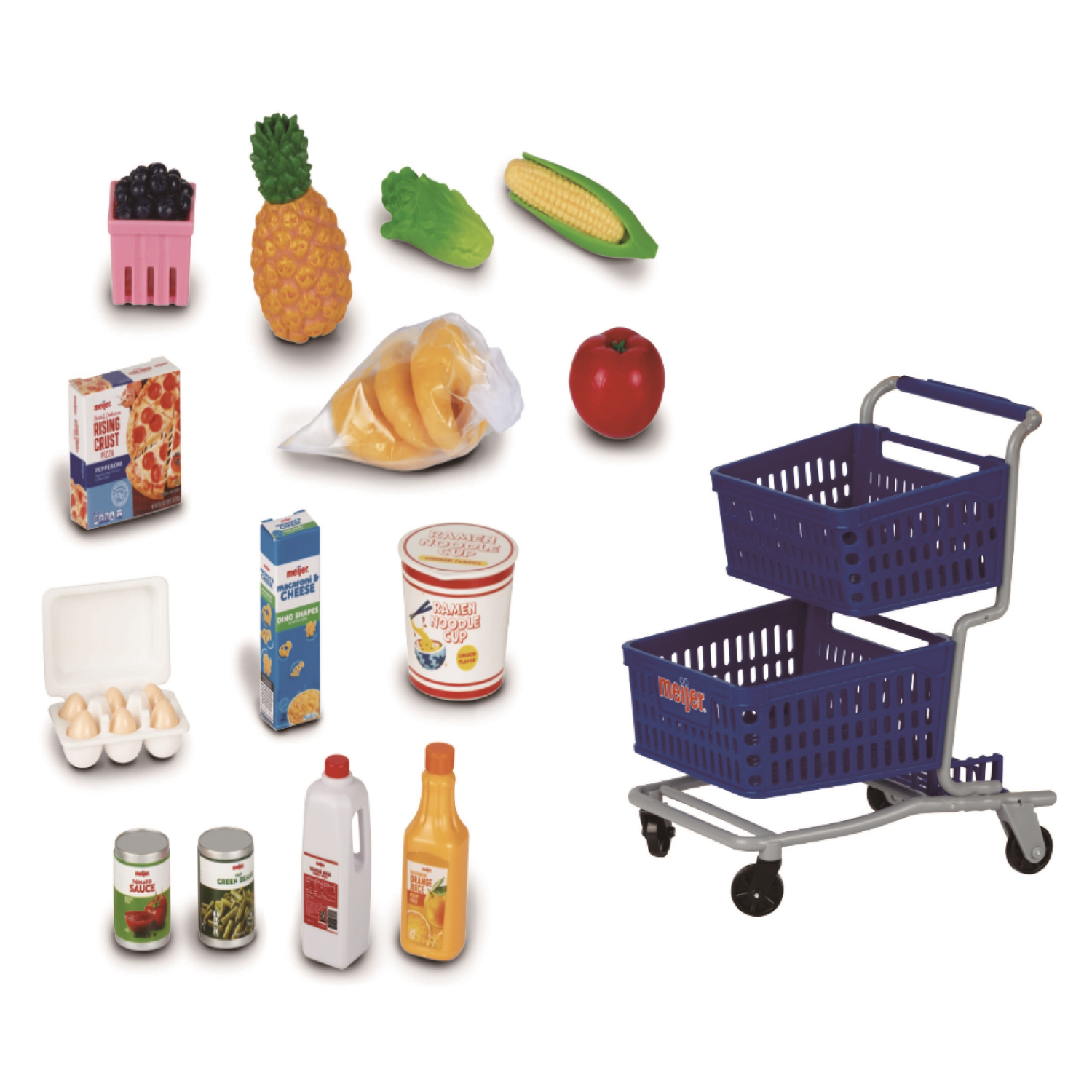 slide 8 of 8, Wonderfully You Shopping Cart and Groceries Set, 1 ct
