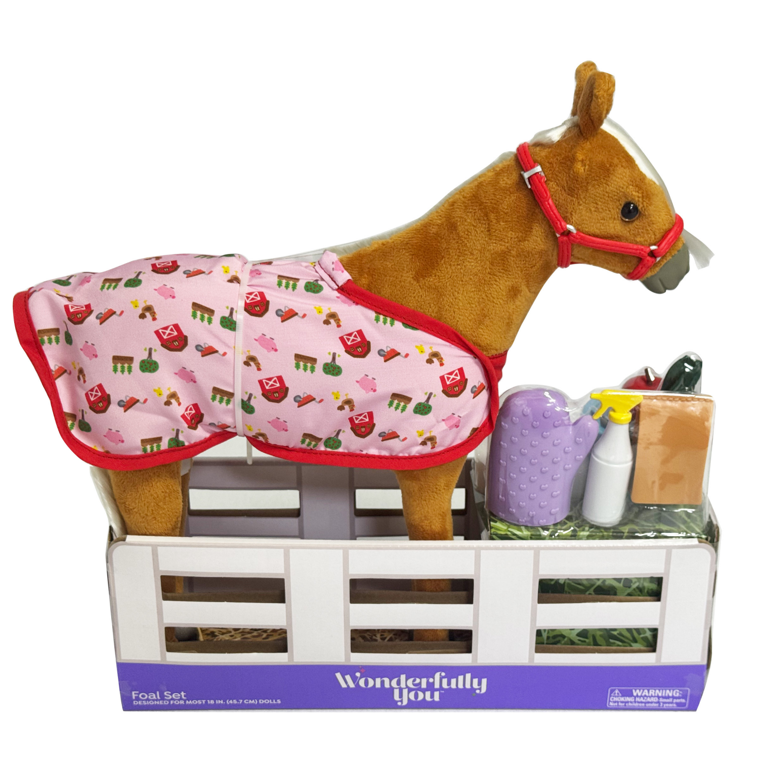 slide 2 of 8, Wonderfully You Foal for 18" Dolls, 18 in