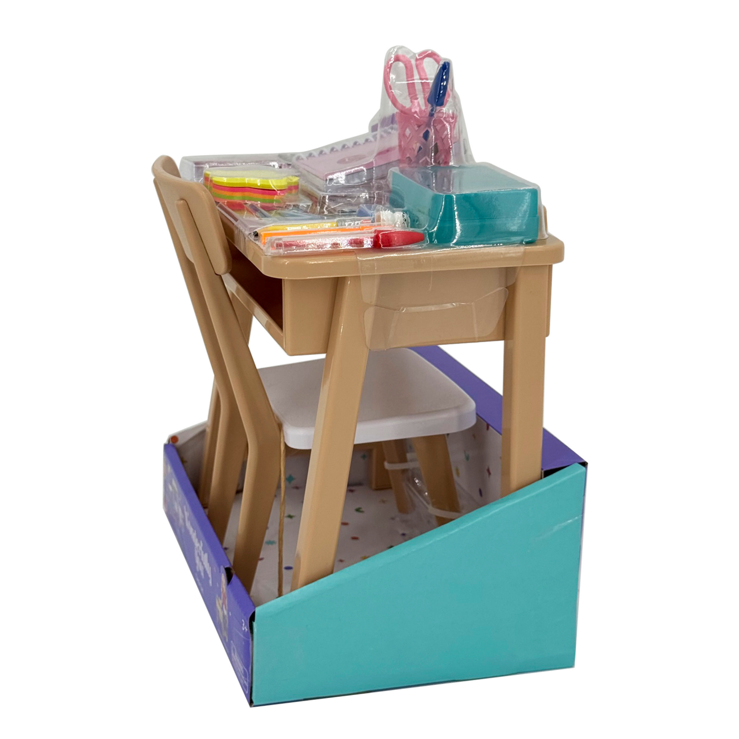 slide 5 of 8, Wonderfully You 18" Doll Desk, 18 in