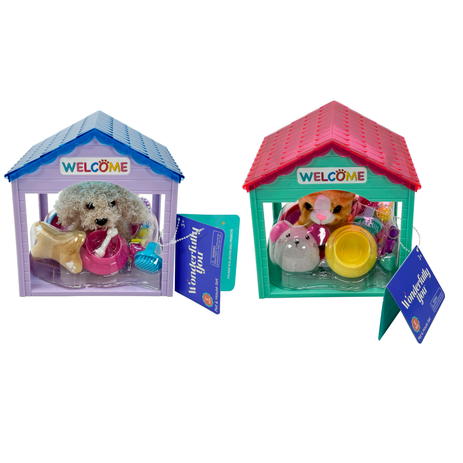 slide 1 of 8, Wonderfully You Pet and House Set Assortment, 1 ct