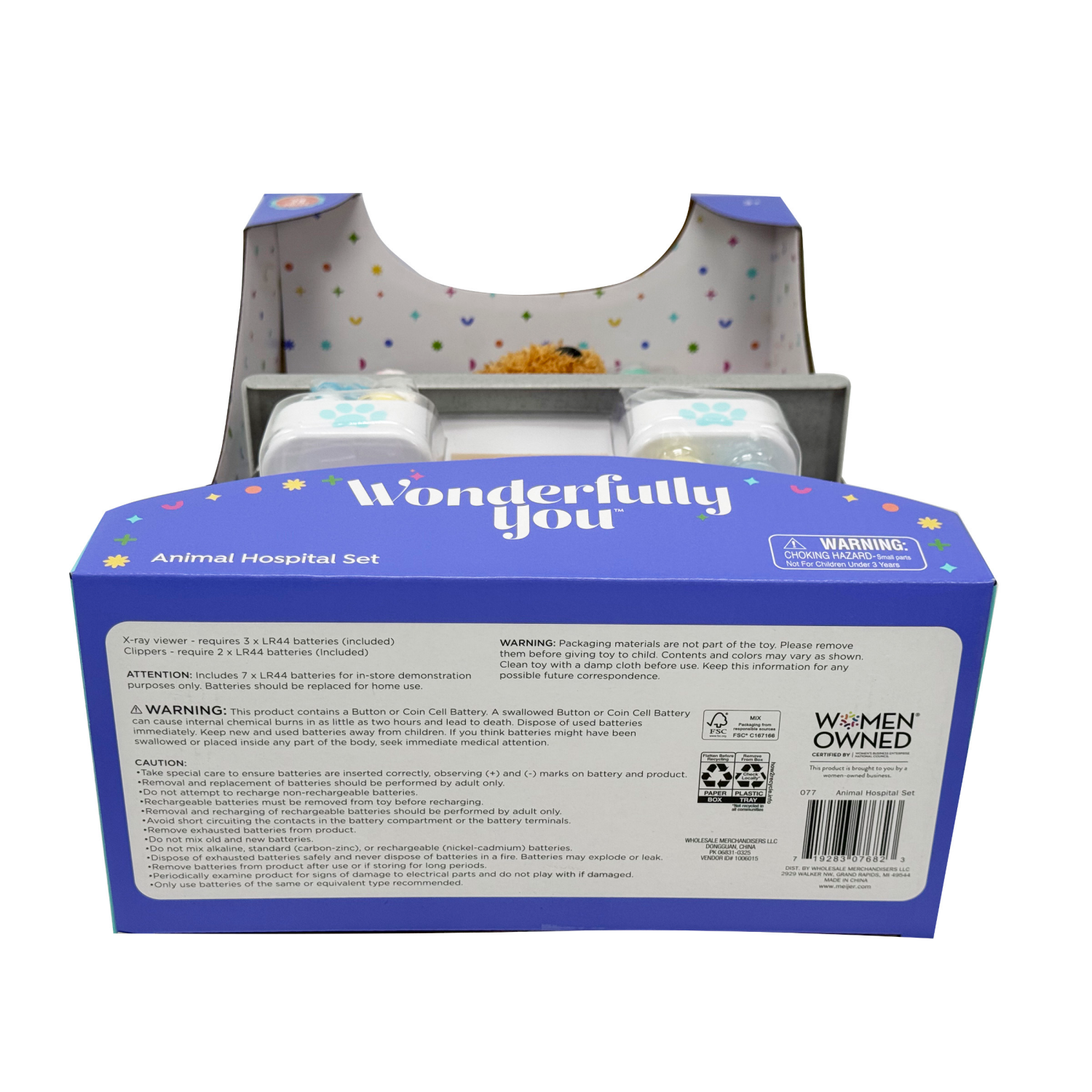 slide 3 of 8, Wonderfully You Animal Hospital Set, 1 ct