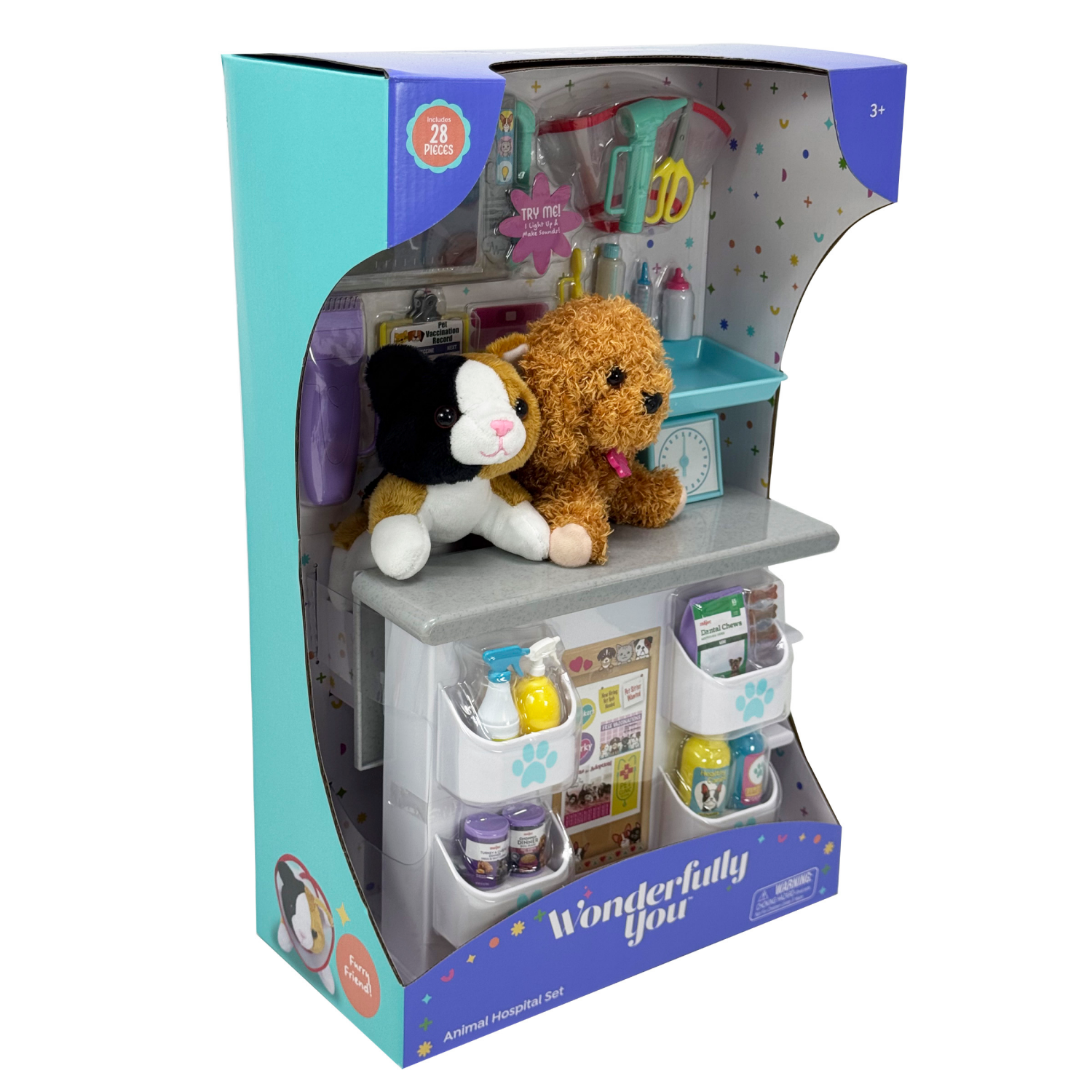 slide 6 of 8, Wonderfully You Animal Hospital Set, 1 ct