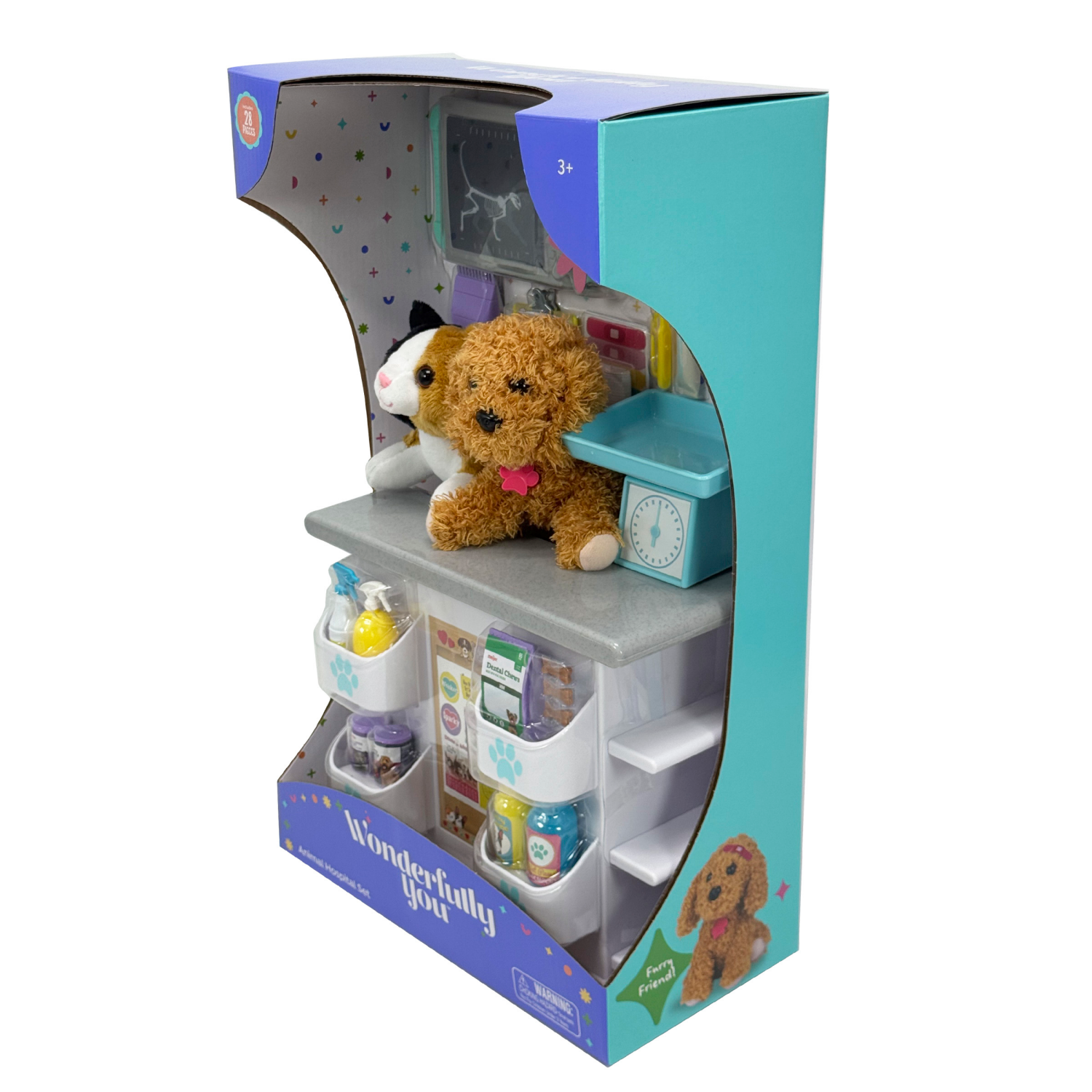 slide 7 of 8, Wonderfully You Animal Hospital Set, 1 ct