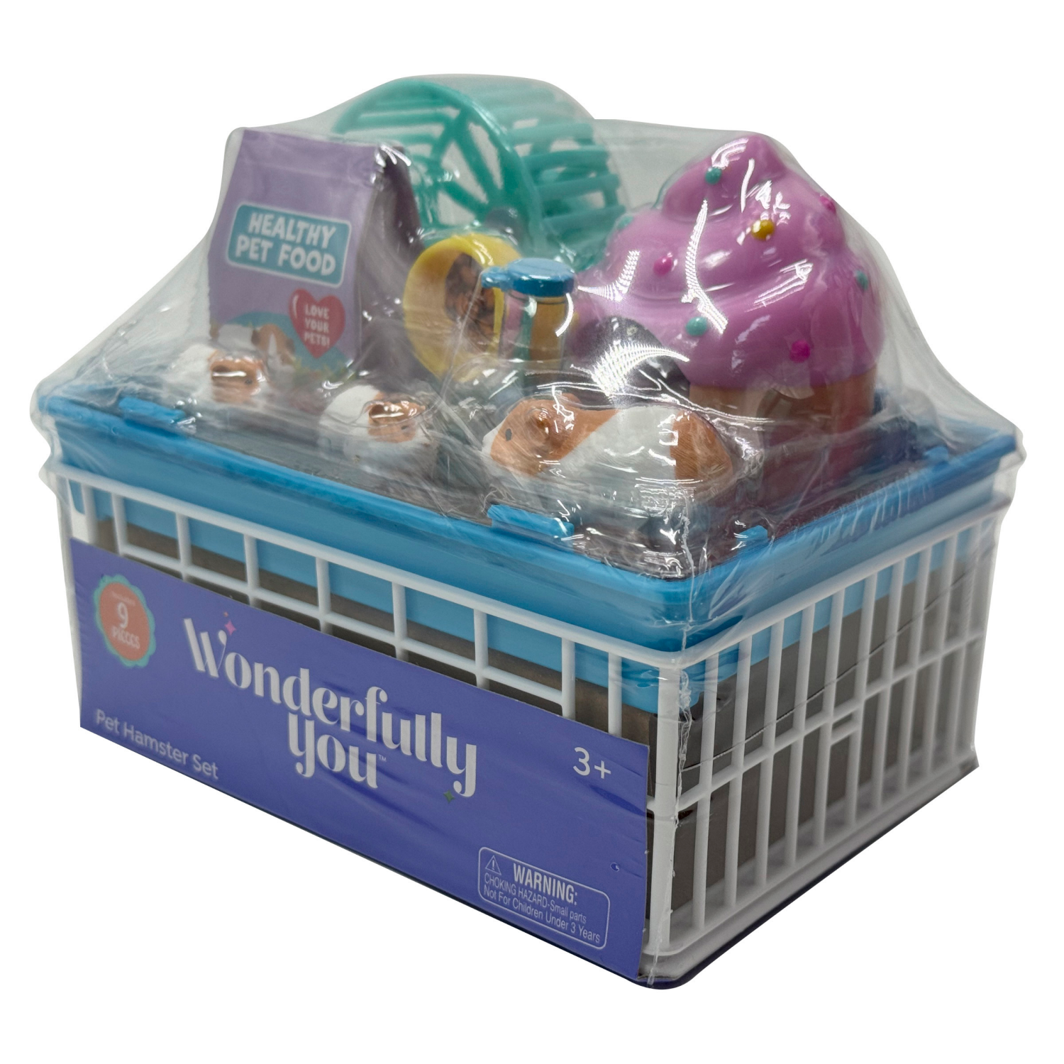 slide 6 of 7, Wonderfully You 18" Doll Pet Hamster Set, 18 in