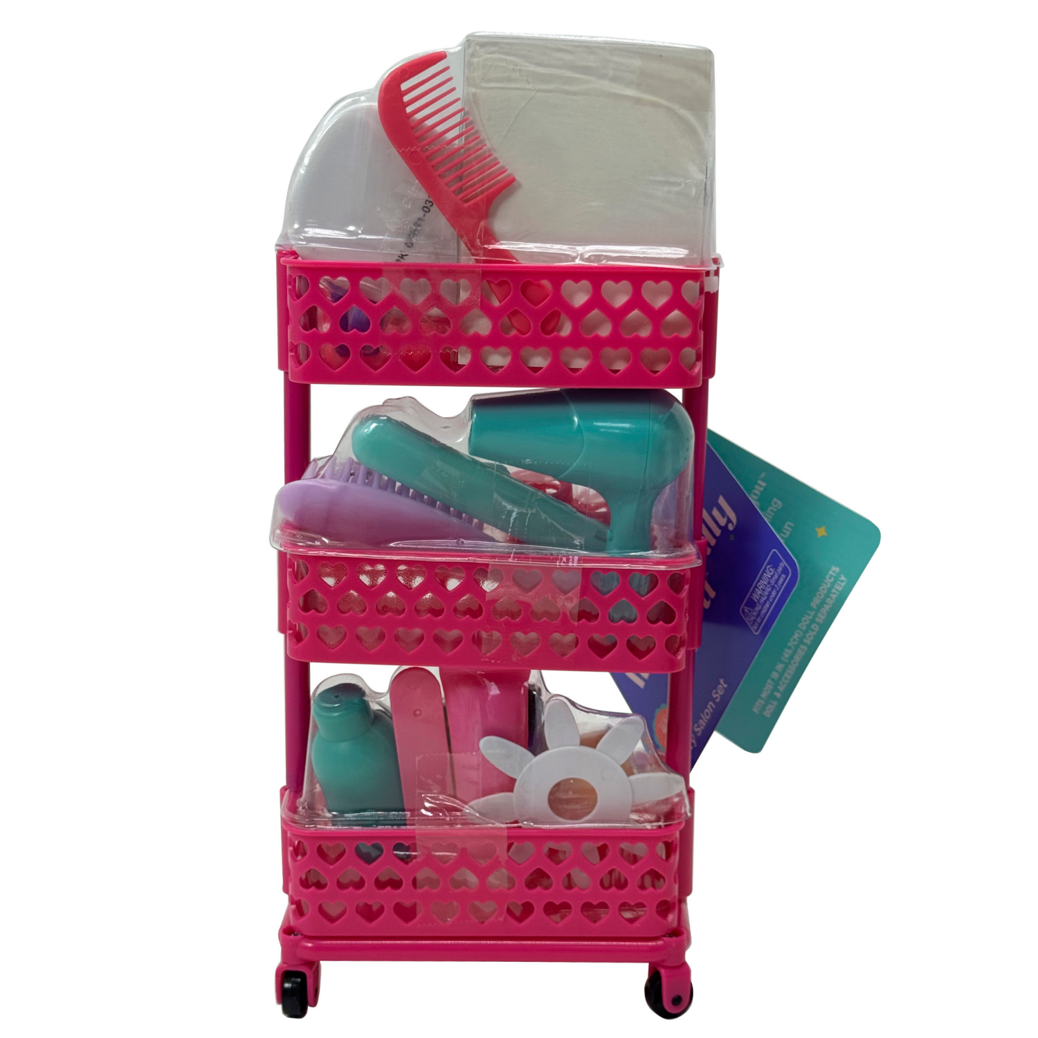 slide 2 of 7, Wonderfully You 18" Doll Beauty Salon Set, 18 in