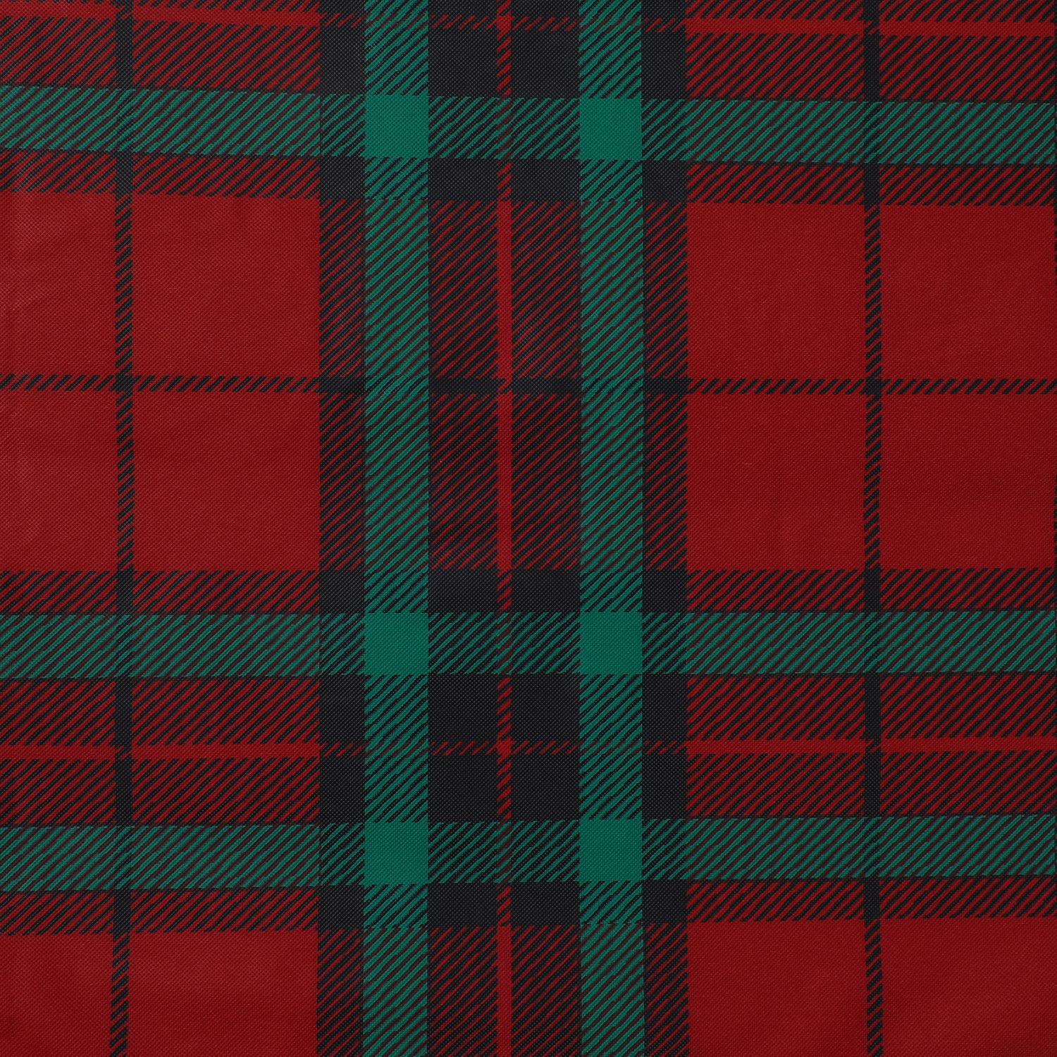 slide 3 of 4, December Home DH Holiday Plaid Peva Tablecloth, 60 in x 84 in, 60 x 84 