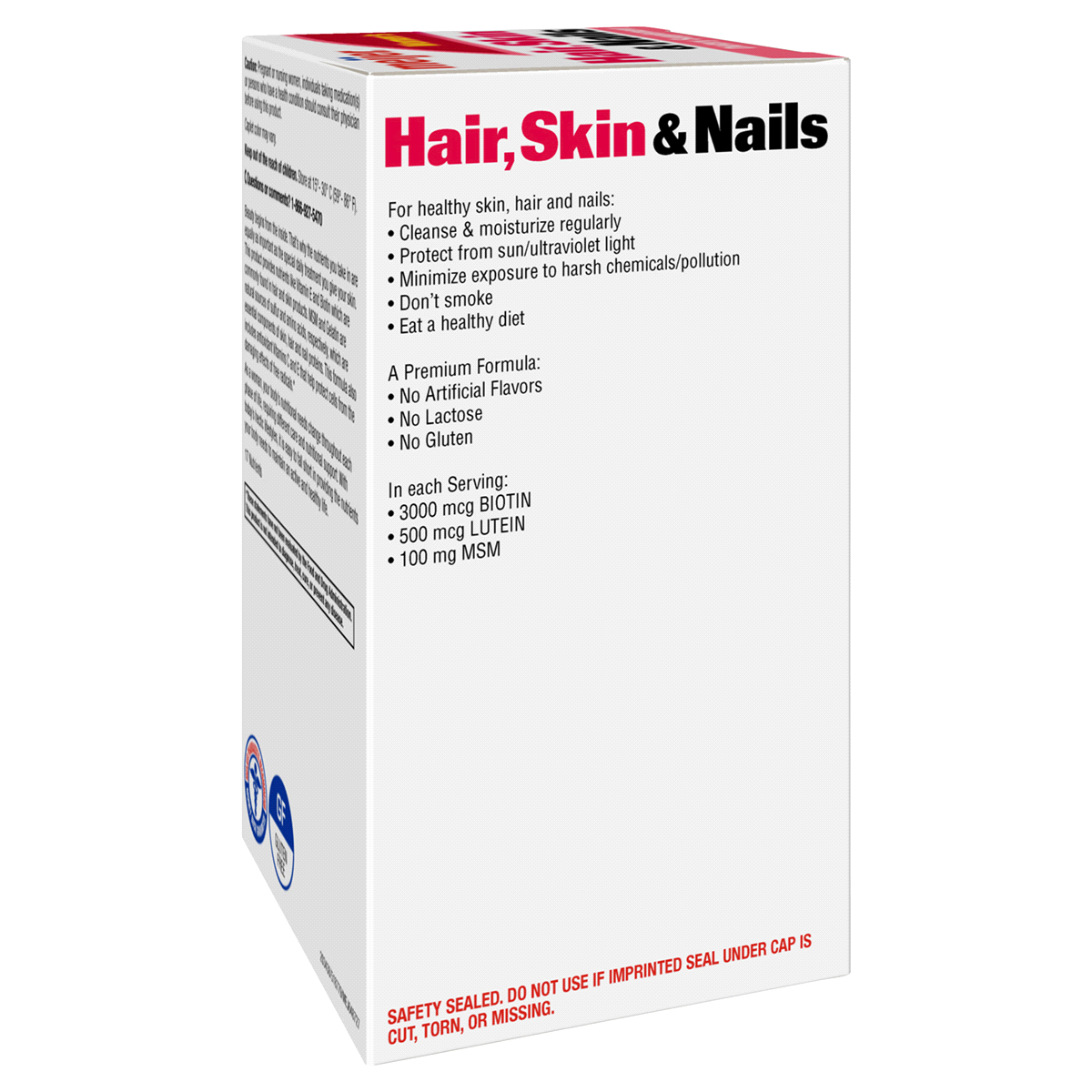 slide 2 of 7, Meijer Women's Hair, Skin & Nails, 60 ct