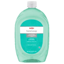 Meijer Liquid Hand Soap Refill, Mango And Coconut Water, 50oz