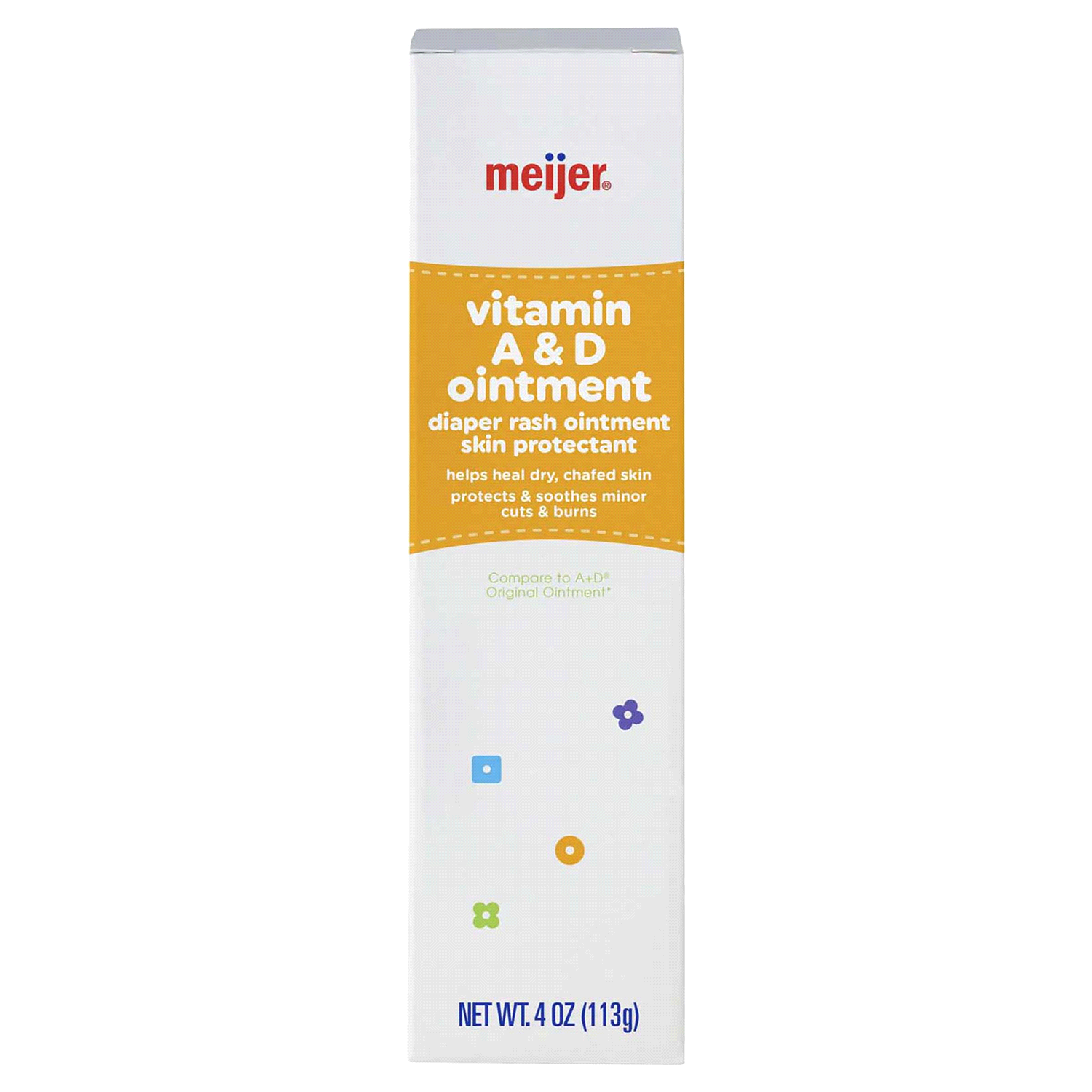 slide 1 of 2, Meijer Vitamin A&D Ointment, 4 oz