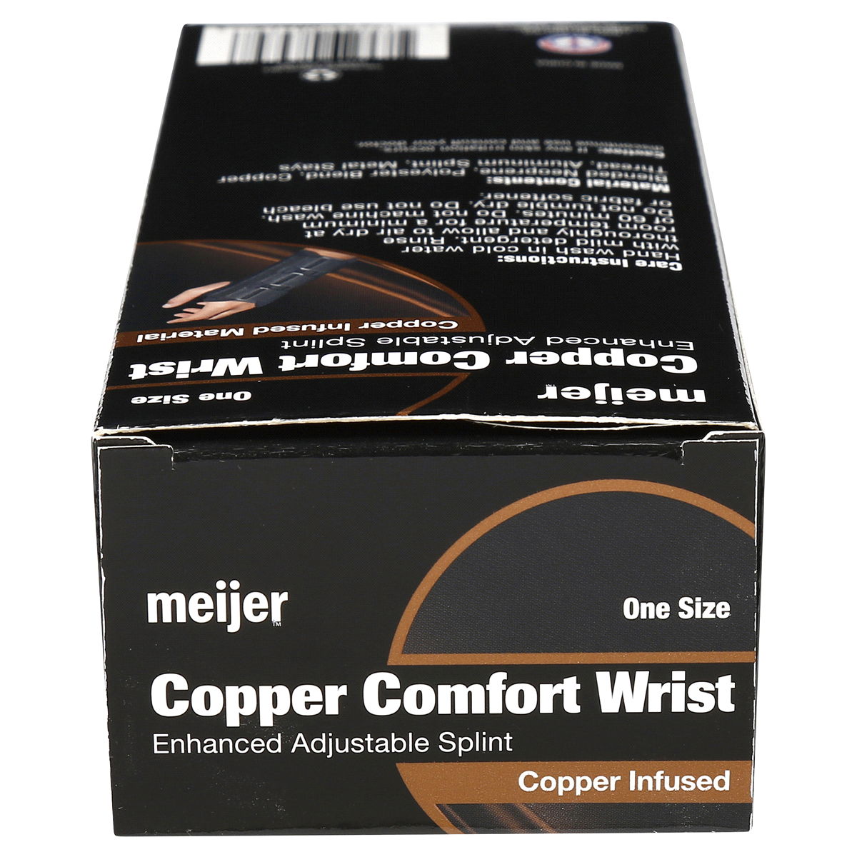 slide 7 of 7, Meijer Copper Comfort Wrist Splint, Left Wrist, 1 ct