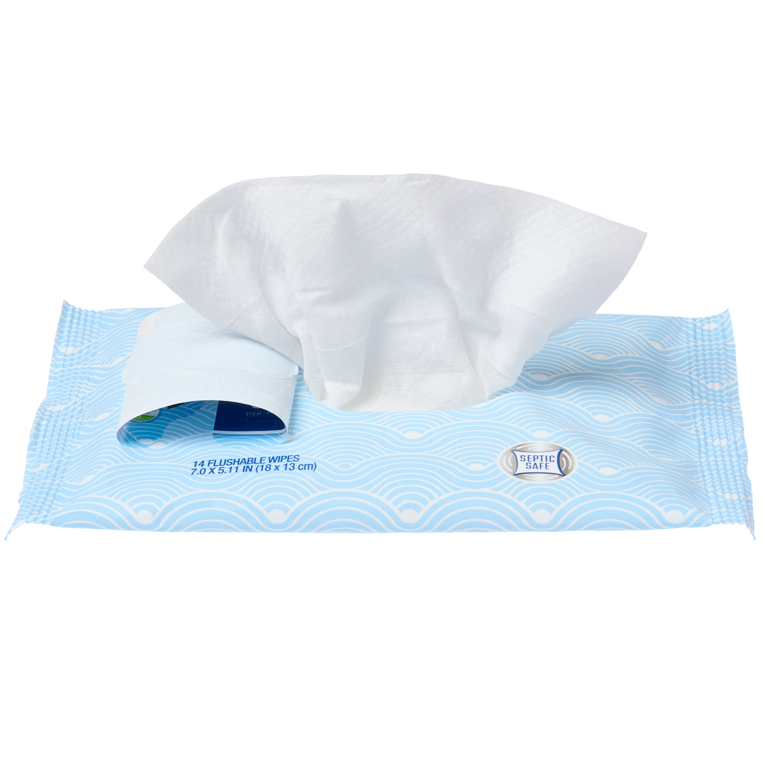 slide 5 of 5, Meijer Travel Trial Flushable Wipes, 1 ct