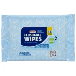 Meijer Travel Trial Flushable Wipes
