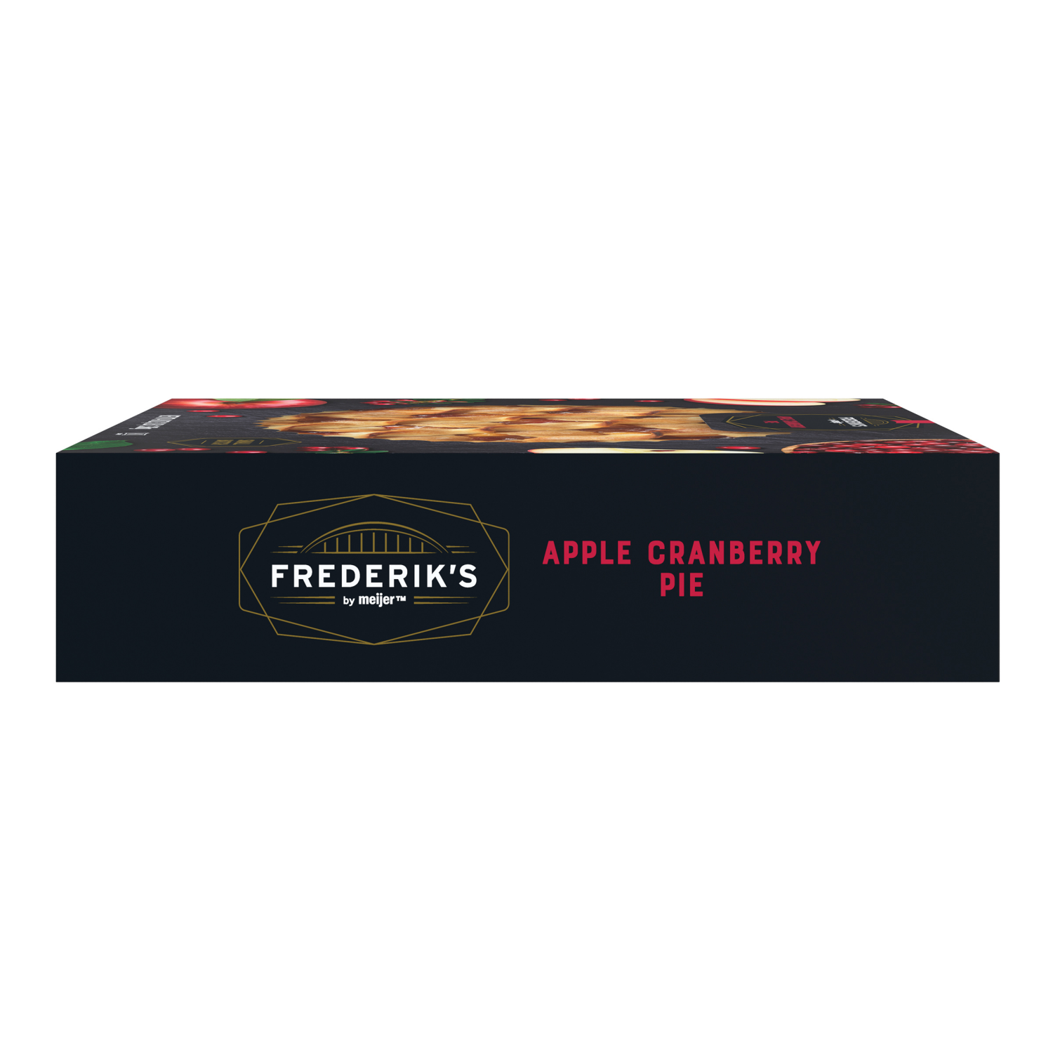 slide 5 of 7, Frederik's By Meijer Frederik's by Meijer 10" Apple Cranberry Twisted Lattice Pie, 48 oz