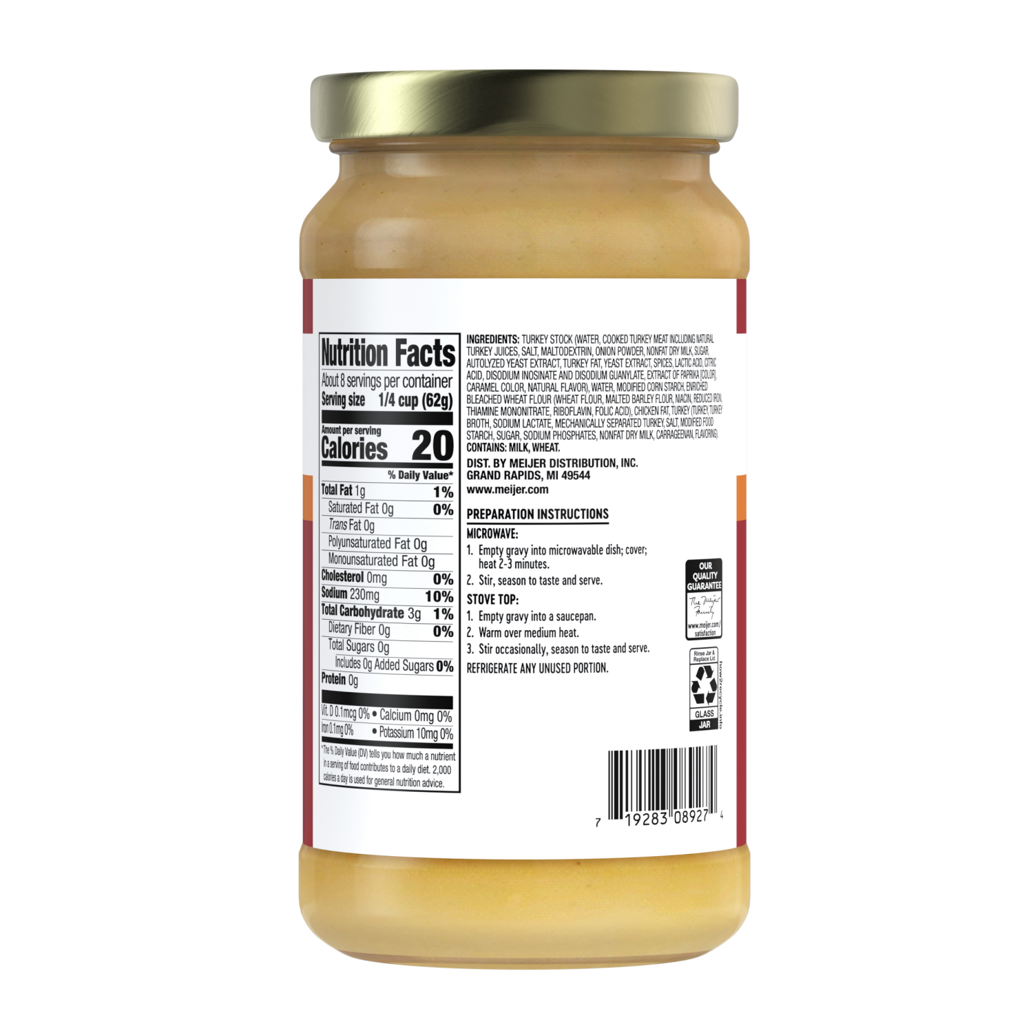 slide 2 of 2, Meijer Turkey Gravy, 18 Oz, 18 oz