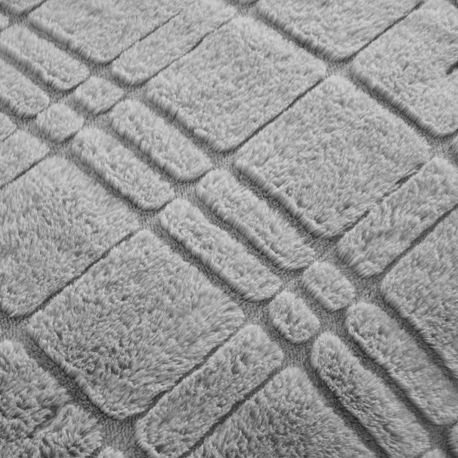 slide 2 of 4, ROOM & RETREAT RR GREY WINDOWPANE COMFORTER FQ, 90 inx90 in