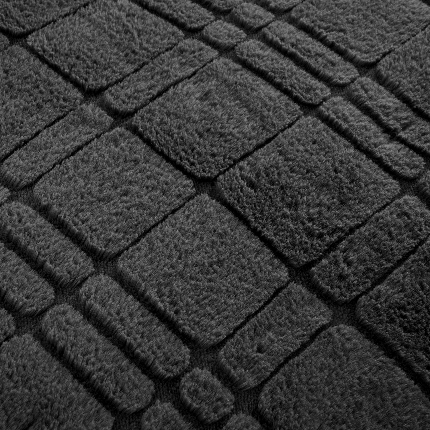 slide 2 of 4, ROOM & RETREAT RR DARK GREY WINDOWPANE COMFORTER KING, 104 inx90 in