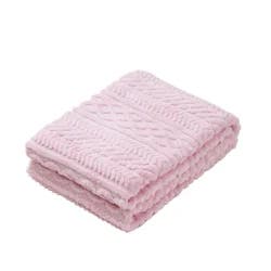 HAVENSTAY HS Cozy Blush Cableknit Throw