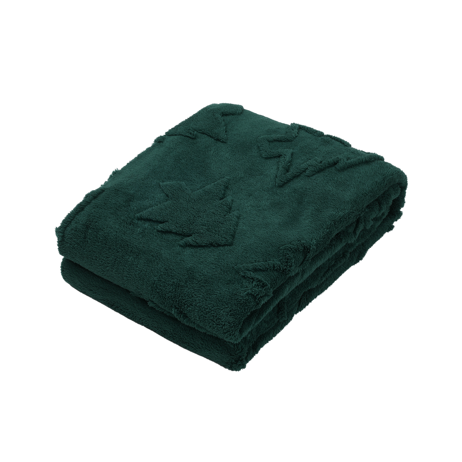slide 1 of 5, HAVENSTAY HS Cozy Green Tree Throw, 50 in x 70 in
