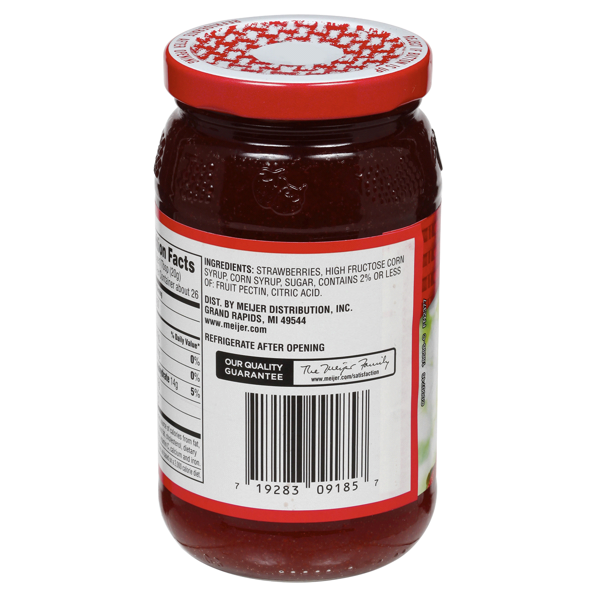 slide 3 of 3, Meijer Seedless Strawberry Jam, 18 oz