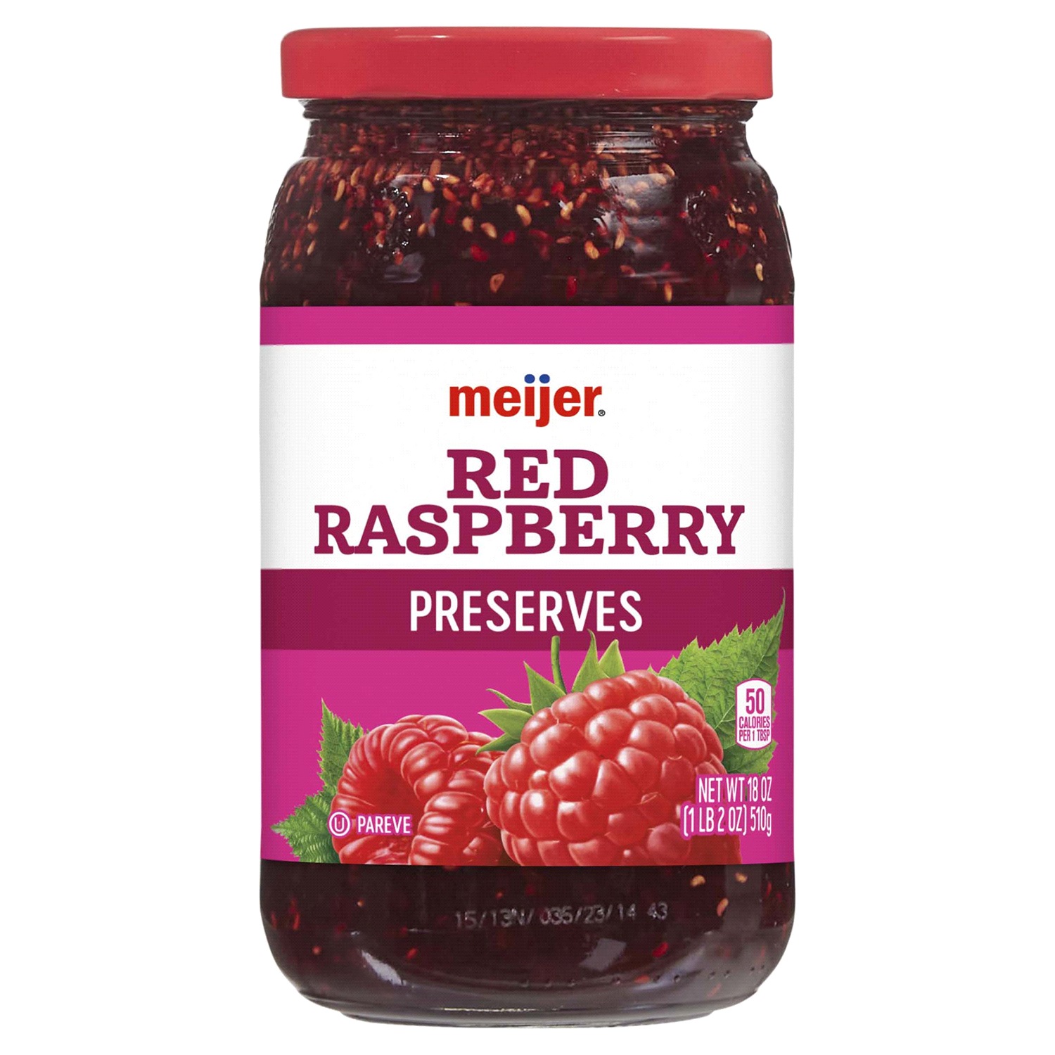 slide 1 of 4, Meijer Red Raspberry Preservatives, 18 oz