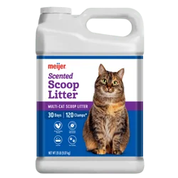Meijer Clumping Cat Litter, Scented, 20 Lbs