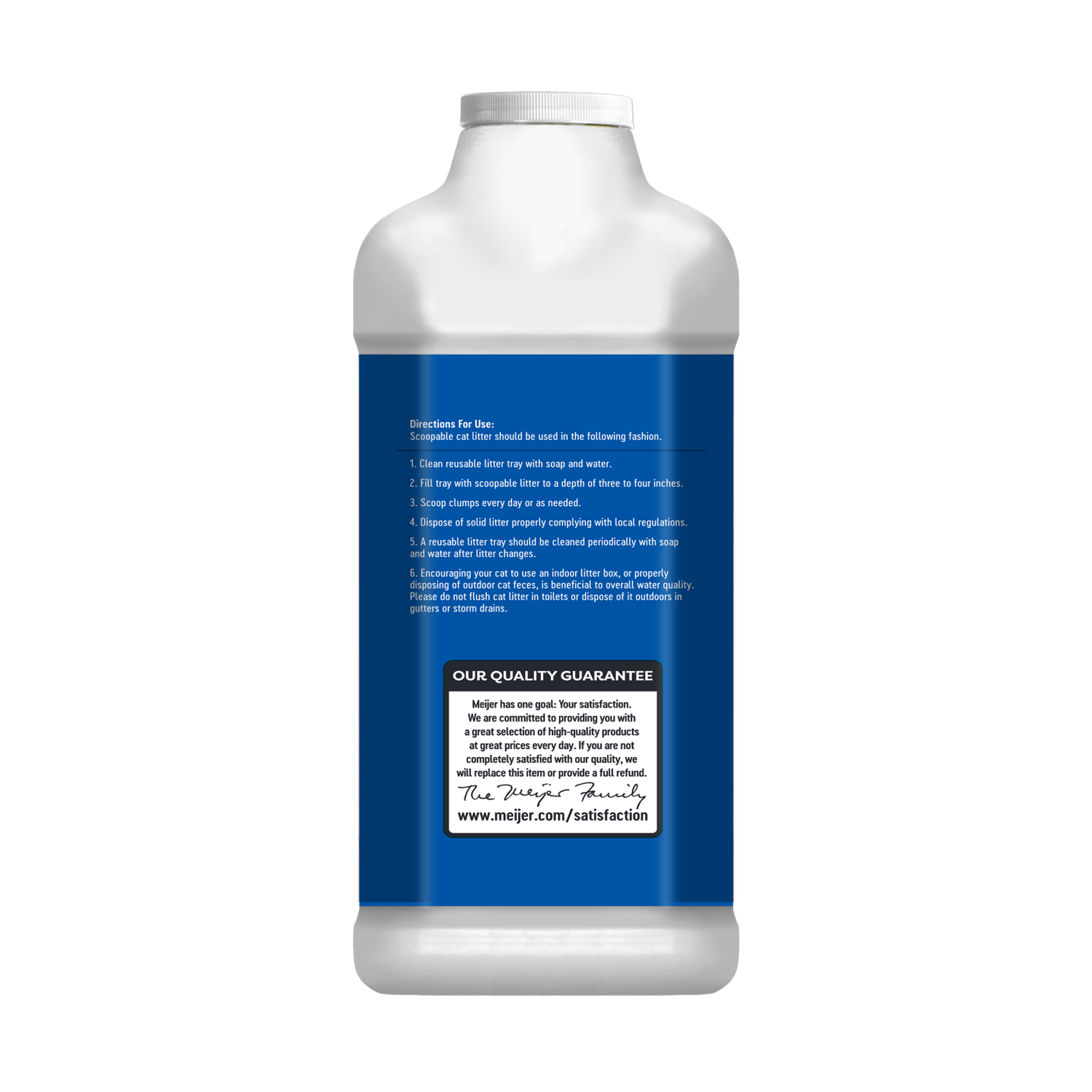 slide 2 of 3, Meijer Scoop Cat Litter, Unscented, 14 lb, 14 lb