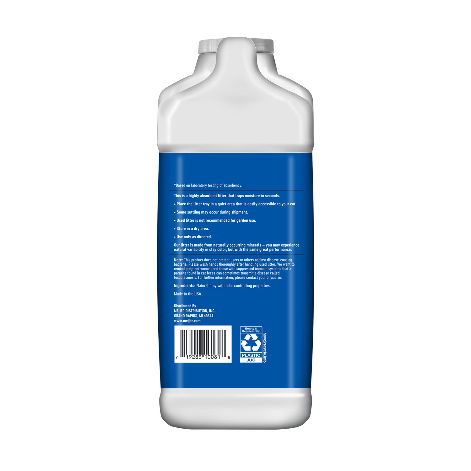 slide 3 of 3, Meijer Scoop Cat Litter, Unscented, 14 lb, 14 lb