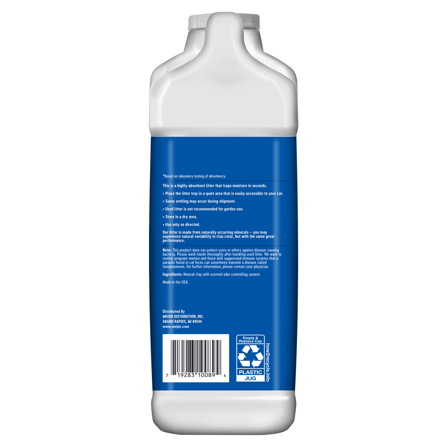 slide 3 of 3, Meijer Triple Power Clumping Cat Litter, Scented, 20 lbs, 20 lb