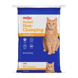 Meijer Scoop Cat Litter, Scented W/ Baking Soda, 20 Lbs.