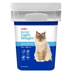 Meijer Light Weight Clumping Litter, Scented, 17.5 Lbs