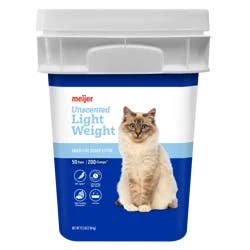 Meijer Light Weight Clumping Litter, Unscented, 17.5 Lbs
