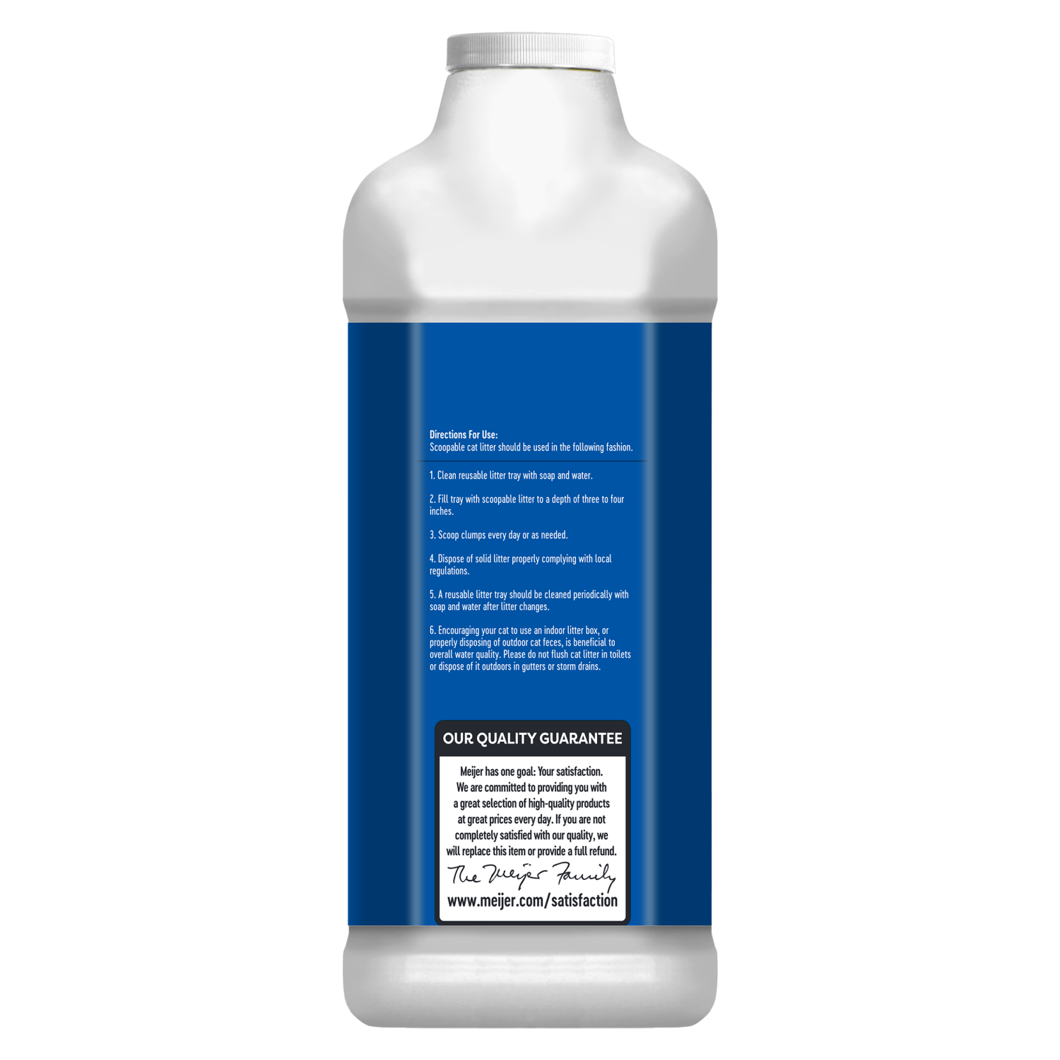 slide 2 of 3, Meijer Light Weight Clumping Cat Litter with Baking Soda, Unscented, 10 lbs, 10 lb