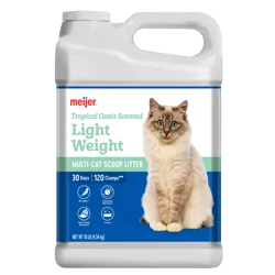 Meijer Light Weight Clumping Litter, Tropical Oasis Scent, 10 Lbs