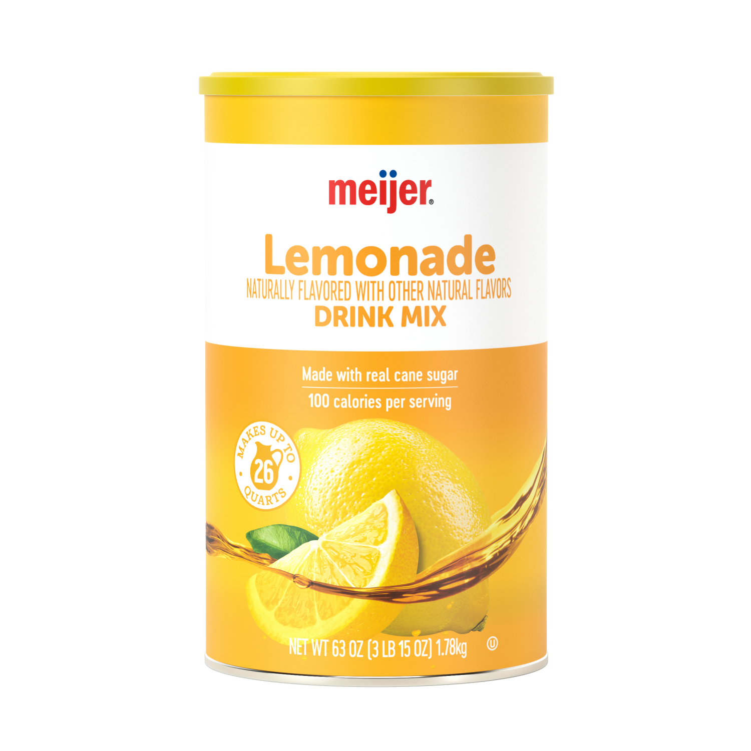 slide 1 of 3, Meijer Lemonade Mix 63 oz, 63 oz