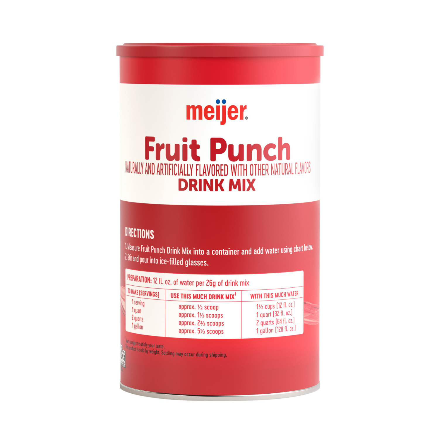 slide 2 of 3, Meijer 63oz Fruit Punch, 63 oz