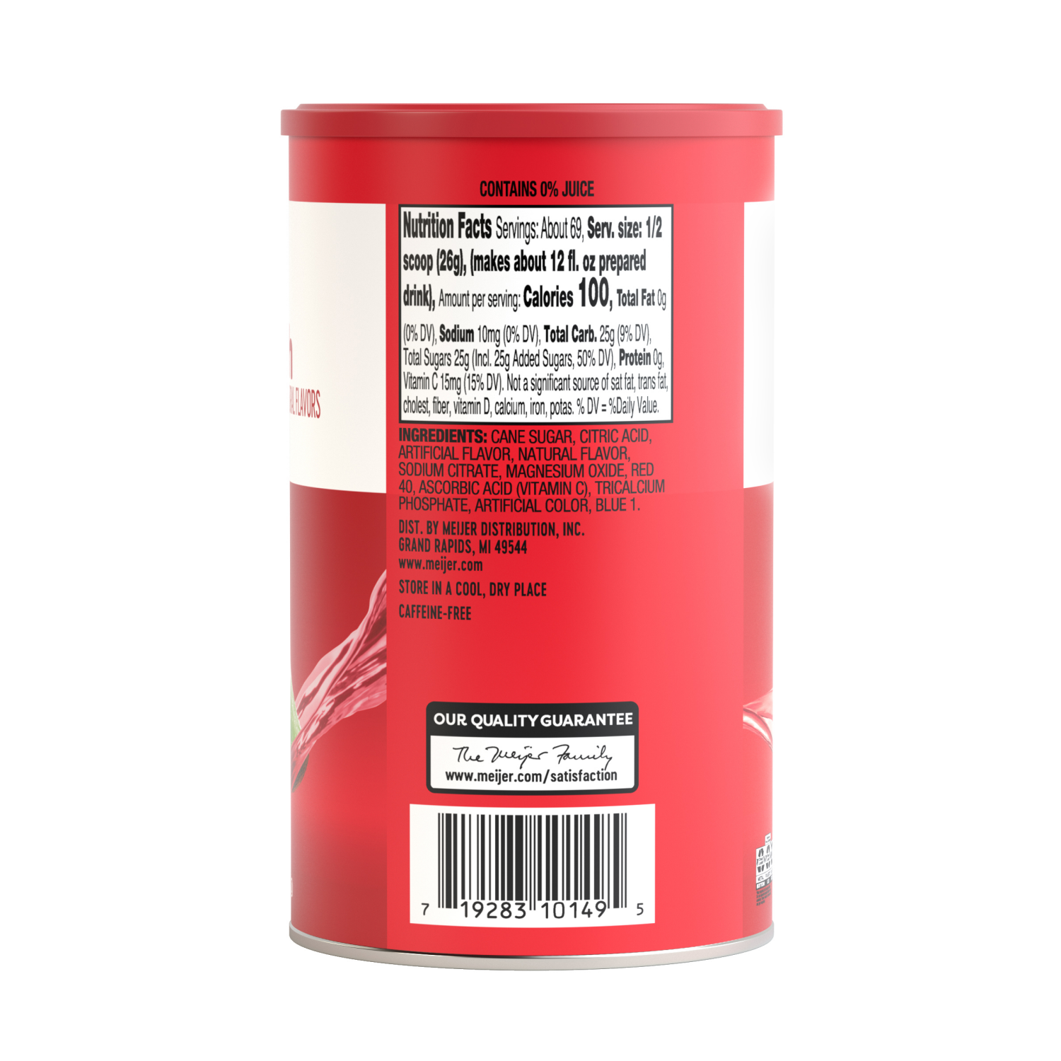 slide 3 of 3, Meijer 63oz Fruit Punch, 63 oz