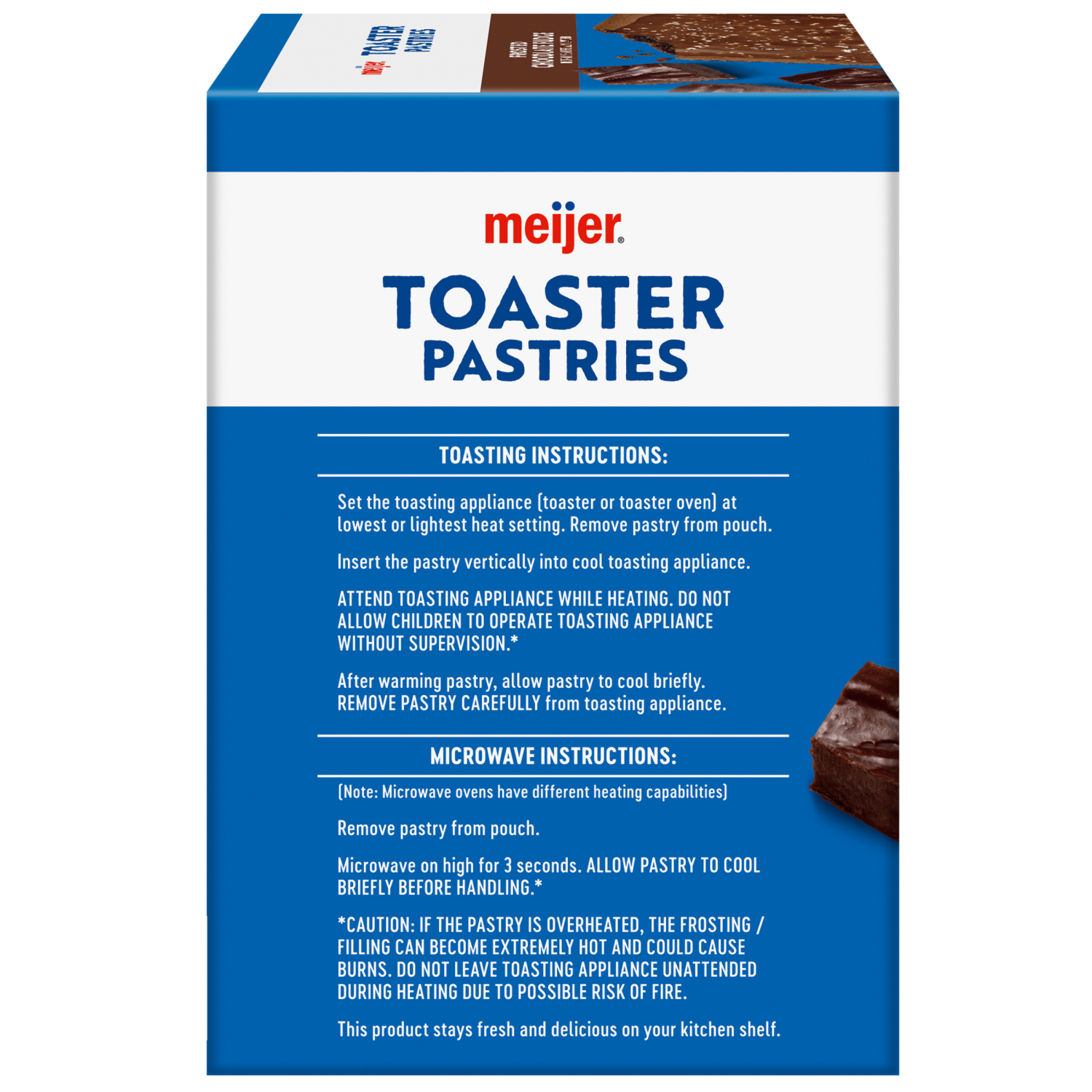slide 2 of 5, Meijer Frosted Chocolate Toaster Treats, 8 ct