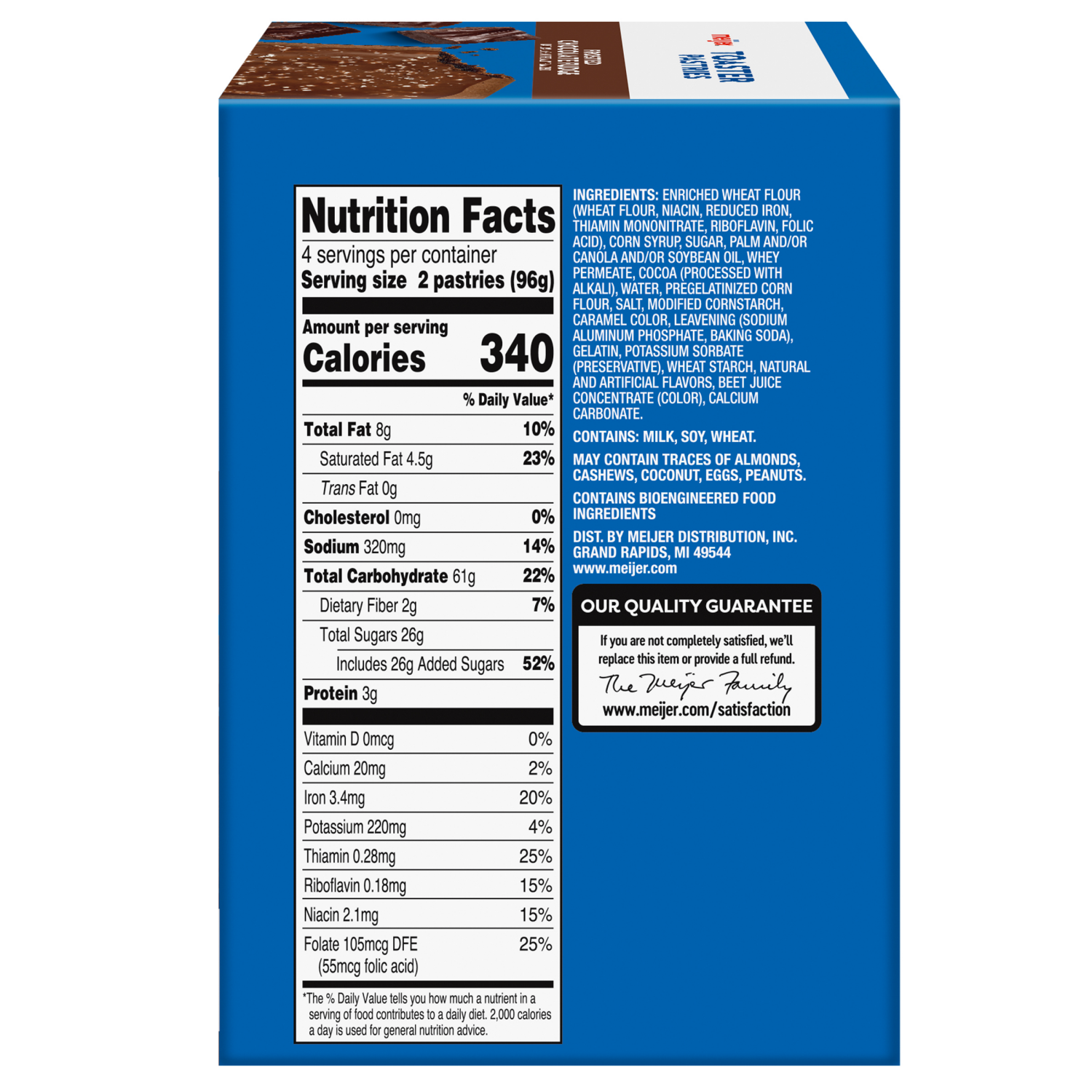 slide 3 of 5, Meijer Frosted Chocolate Toaster Treats, 8 ct